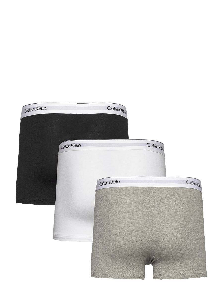 Calvin Klein - RELAXED FIT TRUNK 3PK - multipack underpants - grey heather white black - 2