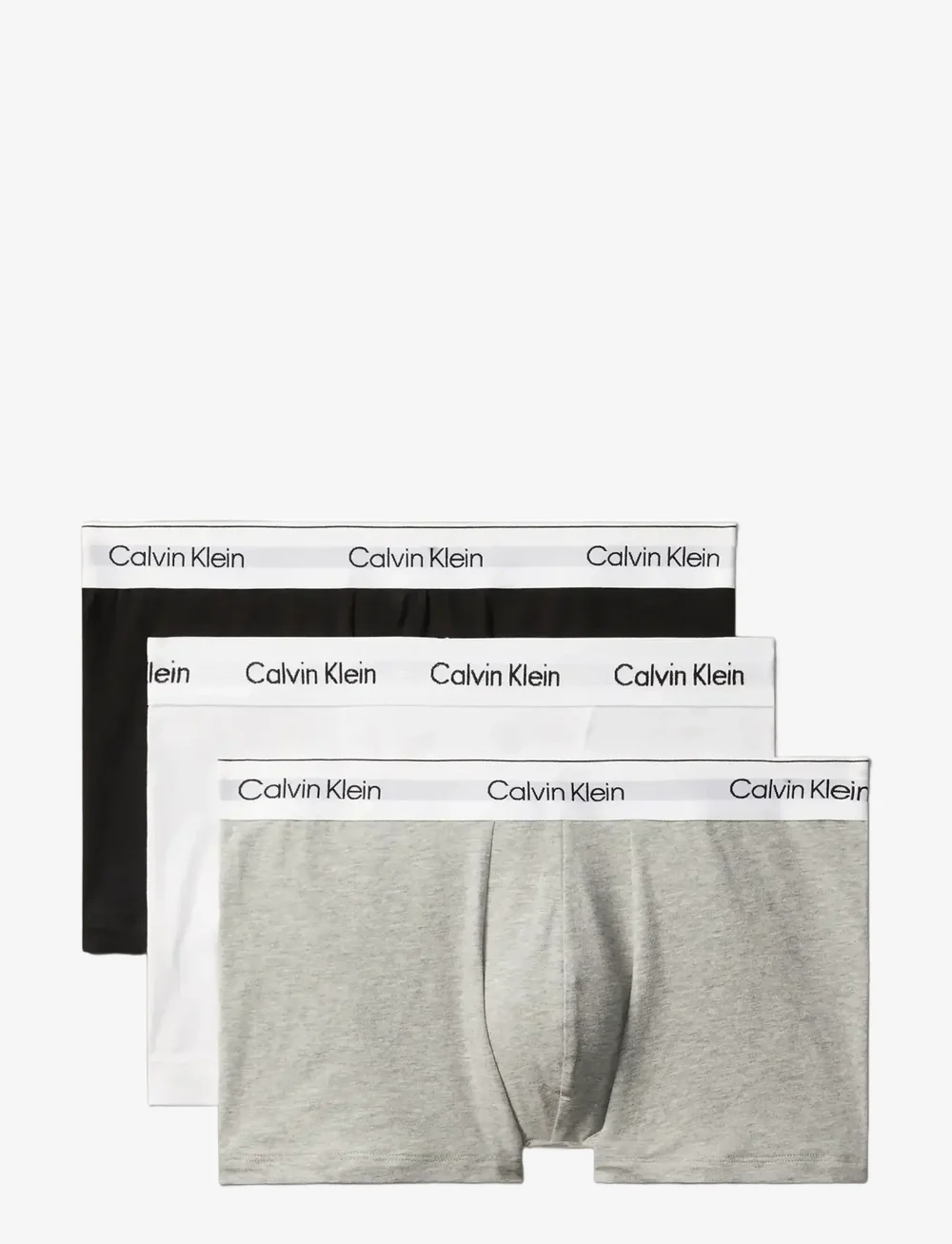 Calvin Klein - RELAXED FIT TRUNK 3PK - unterhosen im multipack - grey heather white black - 3