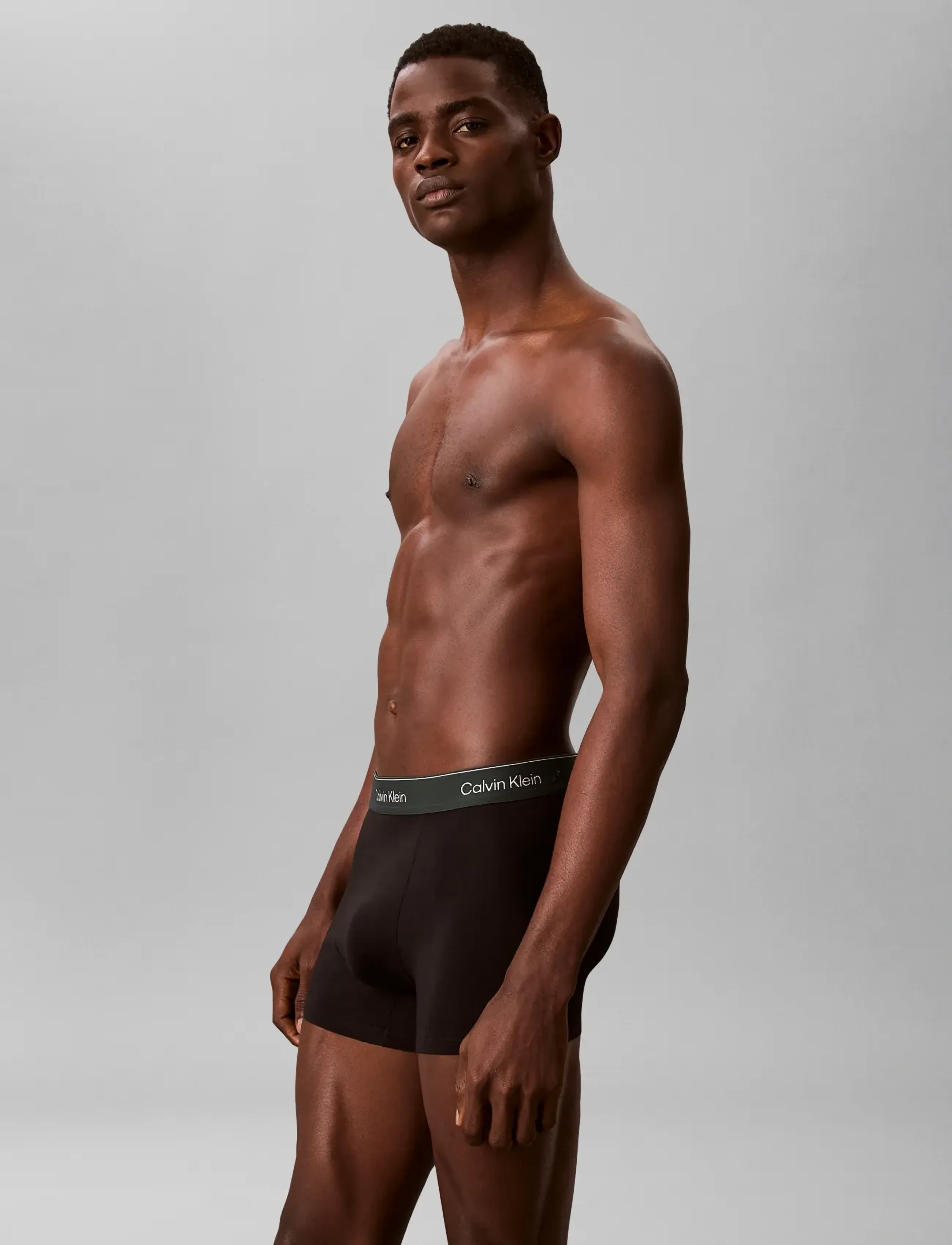 Calvin Klein - RELAXED FIT TRUNK 3PK - aluspükste mitmikpakk - black w  darkest spruce wb  black w - 4