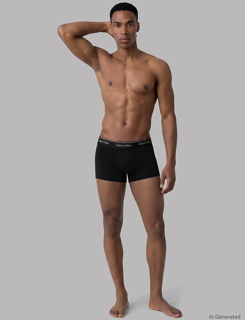 Calvin Klein - RELAXED FIT TRUNK 3PK - aluspükste mitmikpakk - black w black wb black w feel the - 2