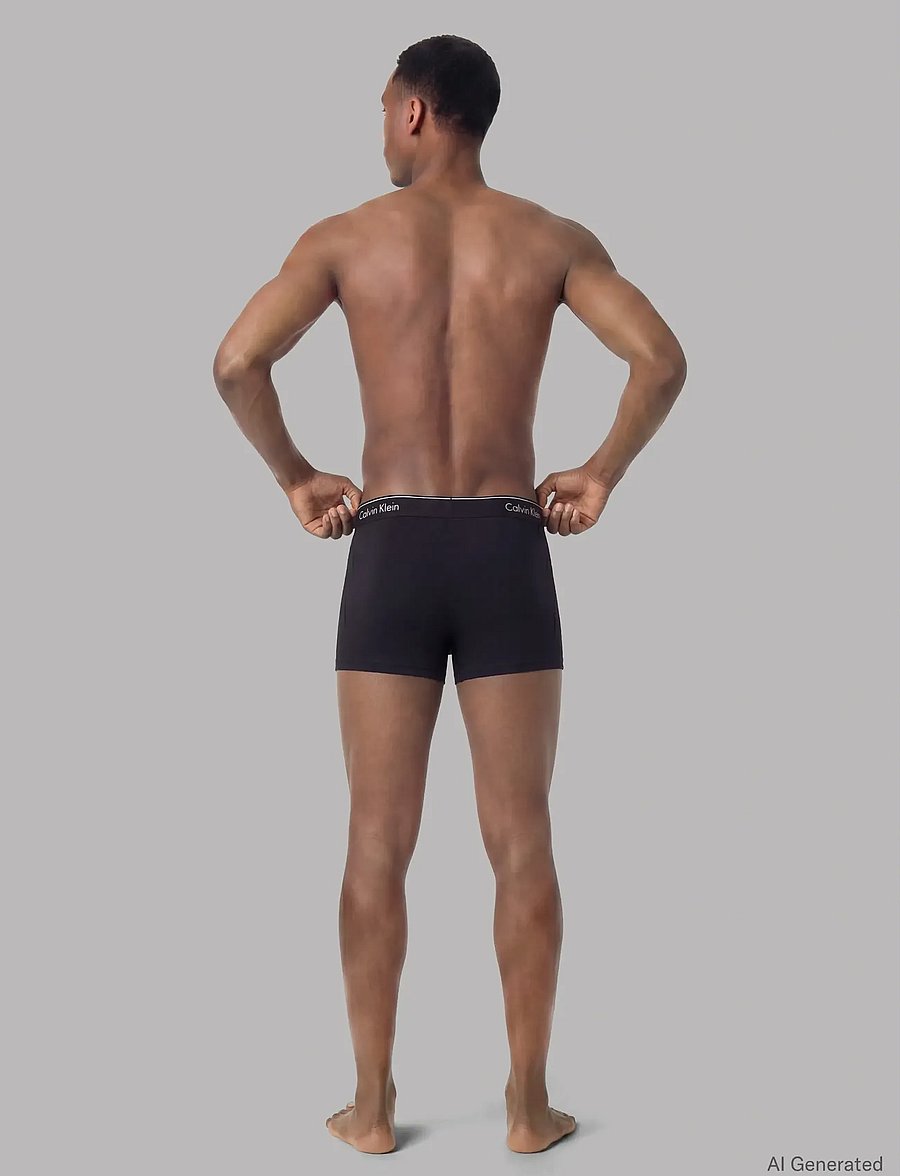Calvin Klein - RELAXED FIT TRUNK 3PK - unterhosen im multipack - black w black wb black w feel the - 3