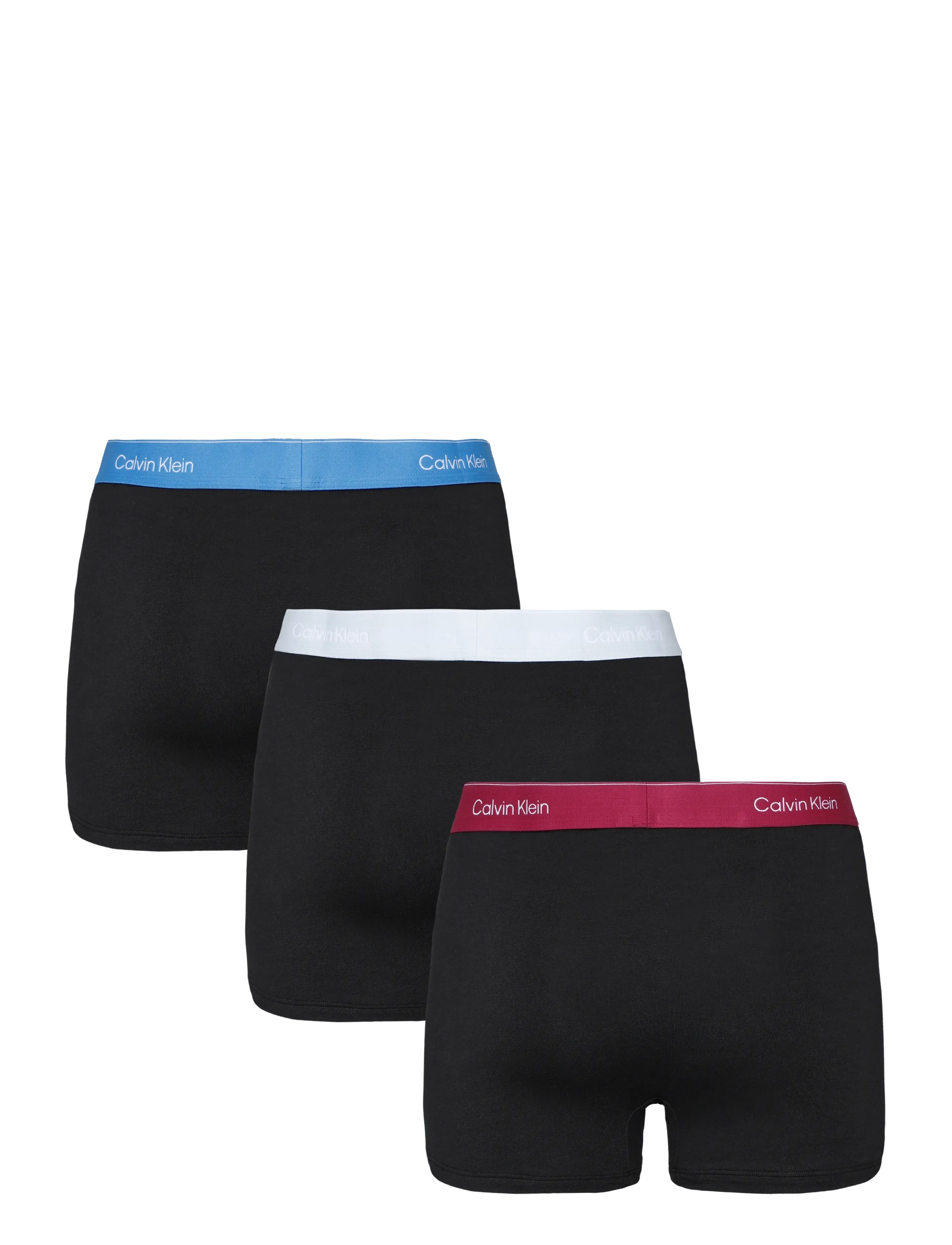 Calvin Klein - RELAXED FIT TRUNK 3PK - multipack underbukser - black bodies w  poseidon blue plein - 2