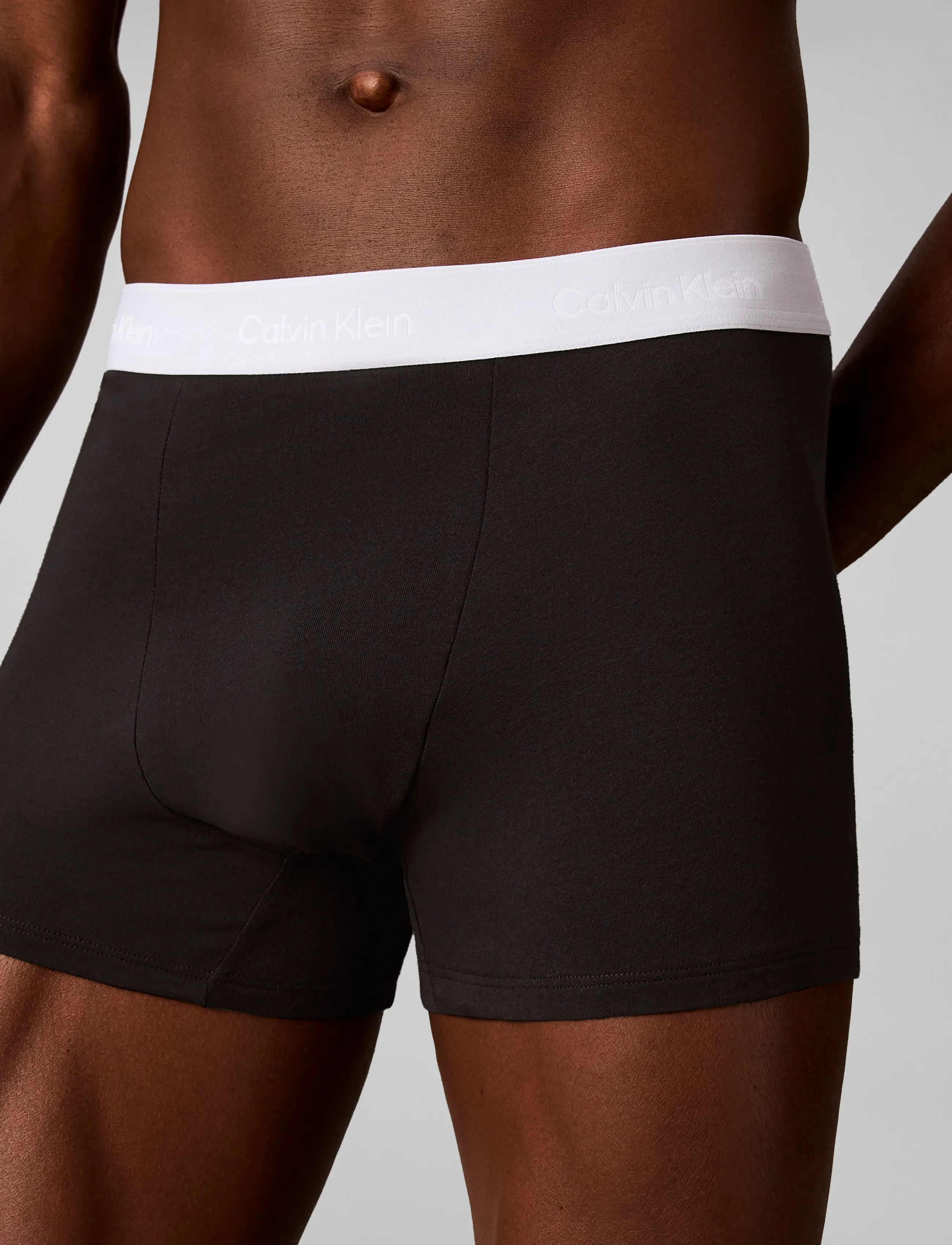 Calvin Klein - RELAXED FIT TRUNK 3PK - multipack underbukser - black bodies w  poseidon blue plein - 3