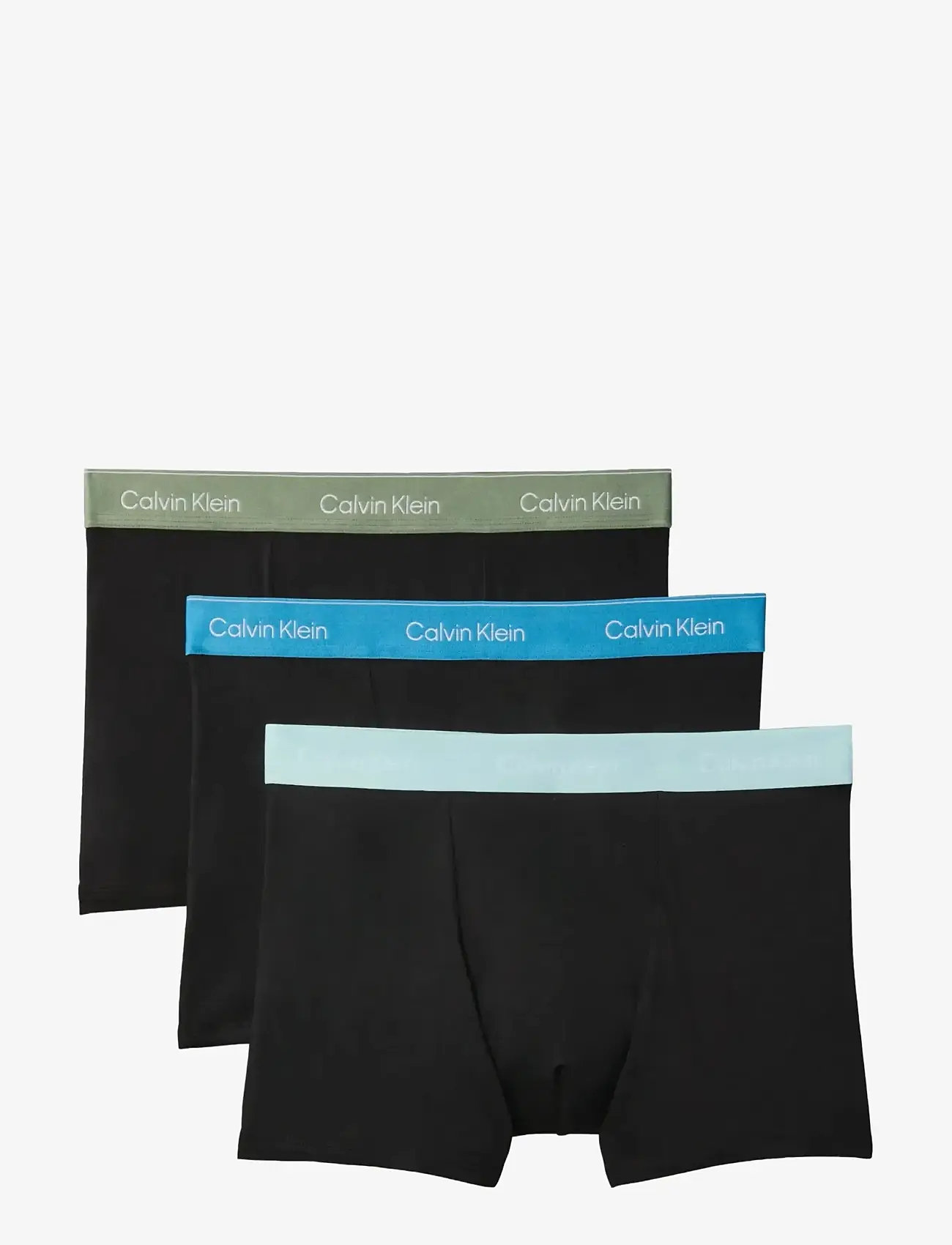 Calvin Klein - RELAXED FIT TRUNK 3PK - multipack underbukser - black bodies w  sea spray niagara m - 1
