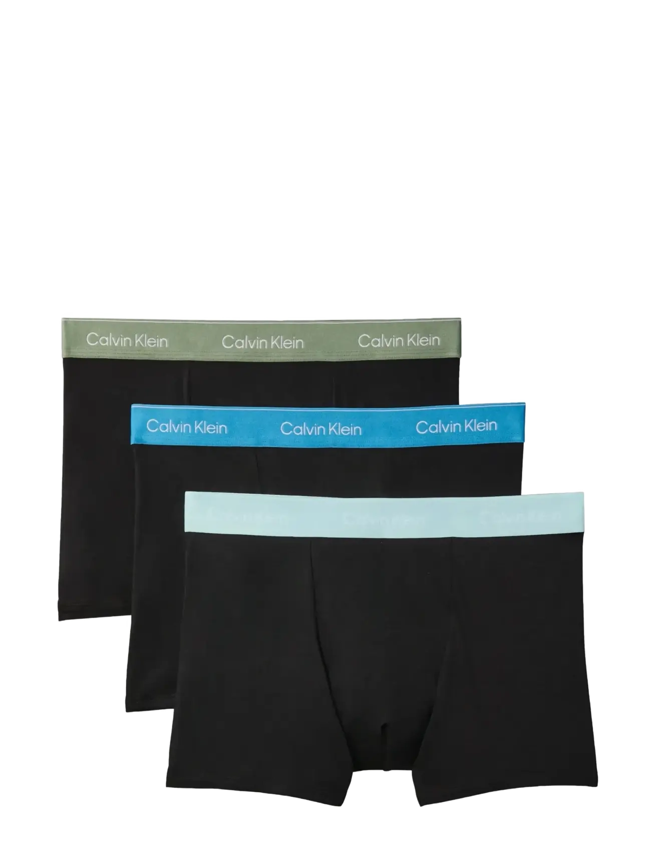 Calvin Klein RELAXED FIT TRUNK 3PK - Calvin Klein Underwear - BLACK BODIES W  SEA SPRAY NIAGARA M / black