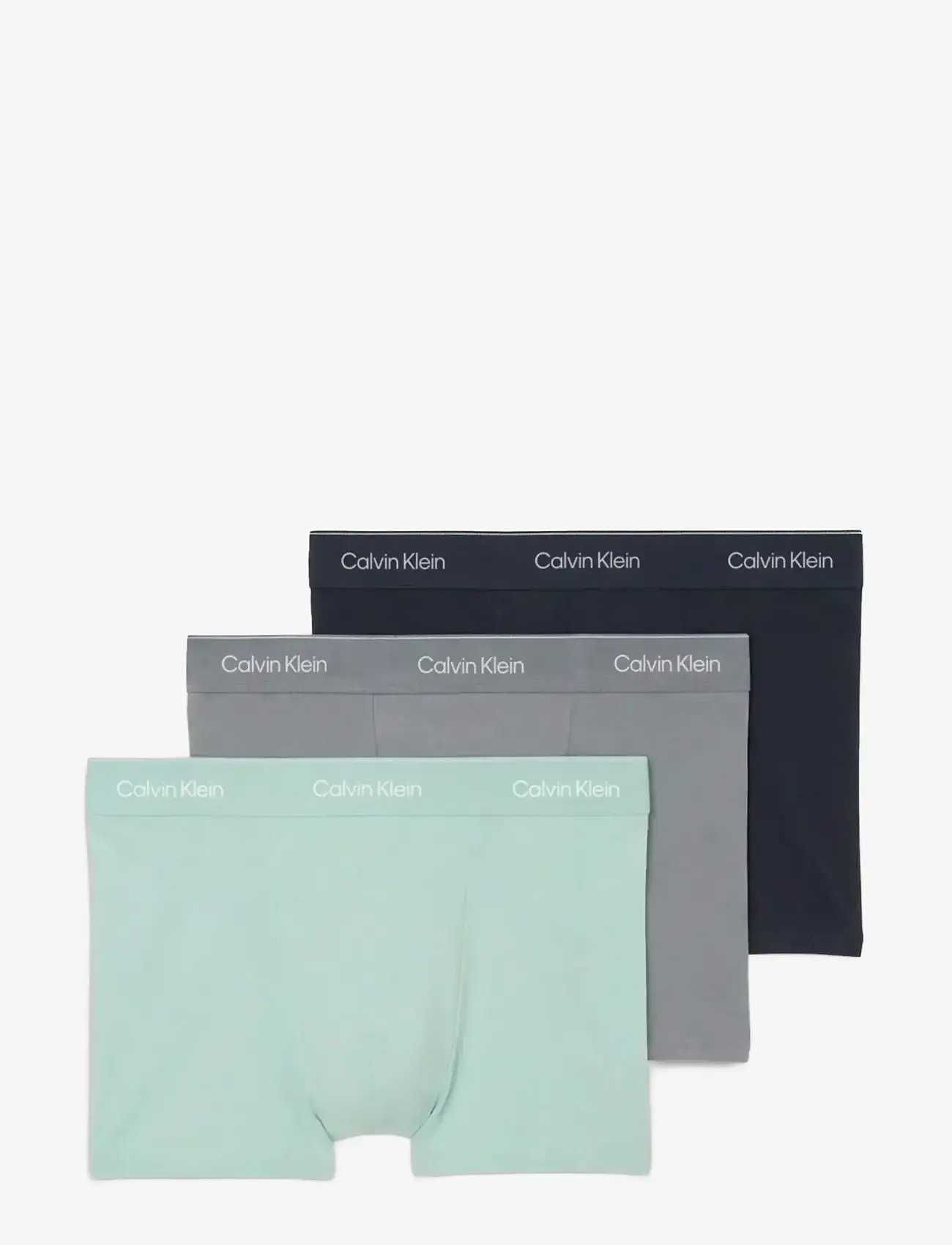 Calvin Klein - RELAXED FIT TRUNK 3PK - multipack underbukser - shoreline w  dtm wb  misty grey w - 1