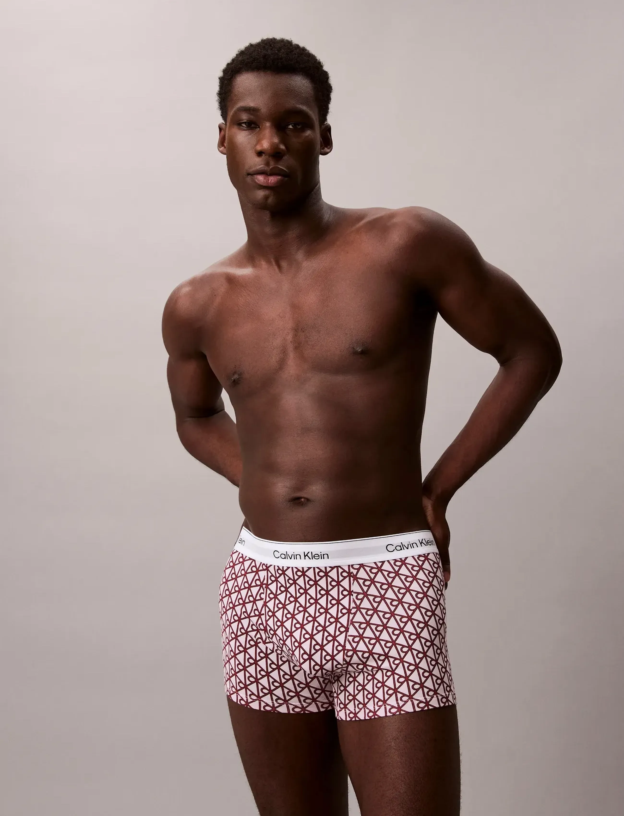 Calvin Klein - RELAXED FIT TRUNK 3PK - multipack underpants - black/bijou modern emblem outline_s - 3