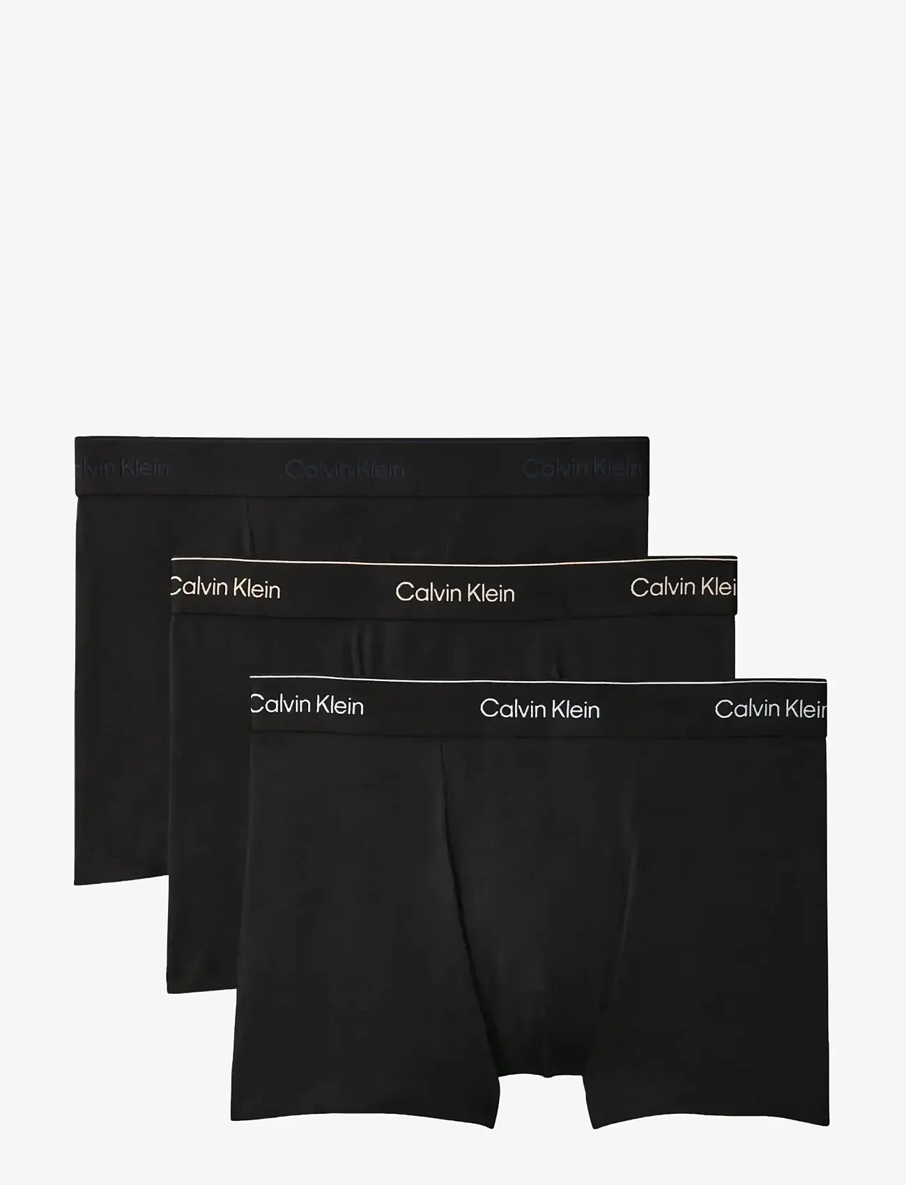 Calvin Klein - RELAXED FIT TRUNK 3PK - multipack underbukser - black w  heavenly iris logo black w - 1