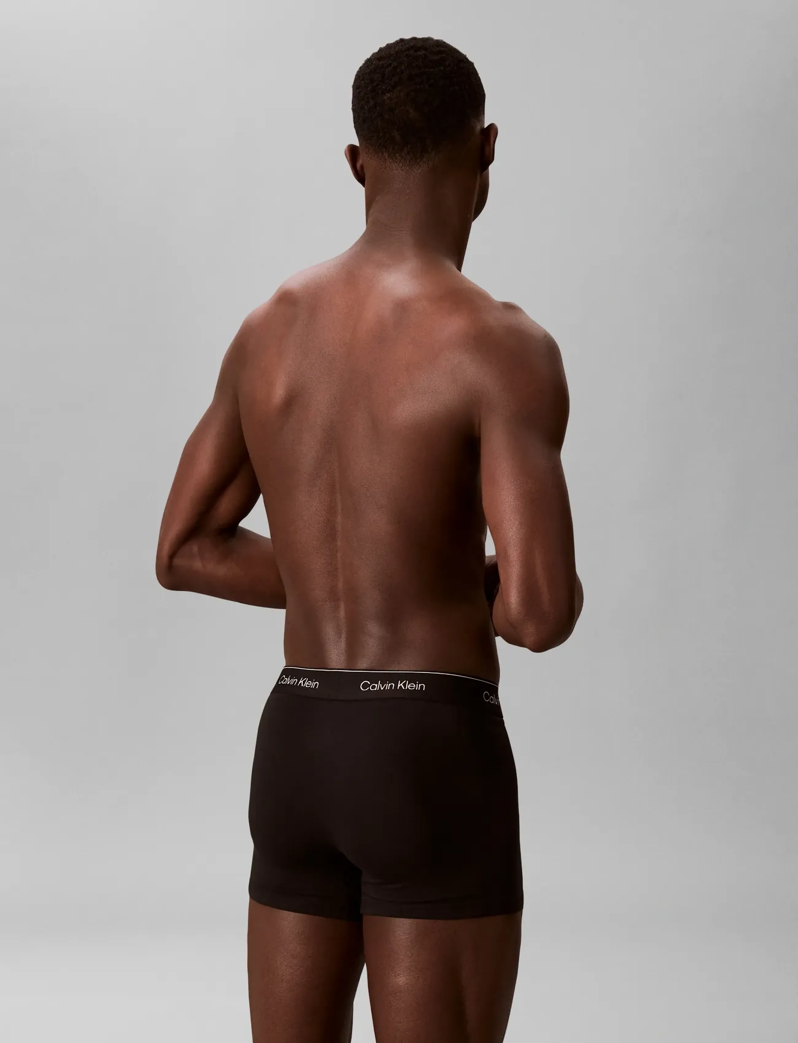 Calvin Klein - RELAXED FIT TRUNK 3PK - multipack underbukser - black w  heavenly iris logo black w - 3