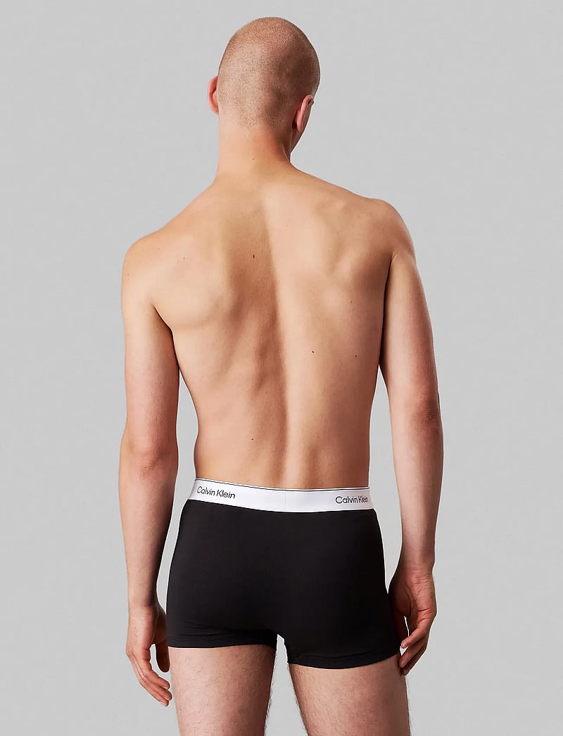 Calvin Klein - RELAXED FIT TRUNK 3PK - multipack underpants - black glacier blue bell - 3