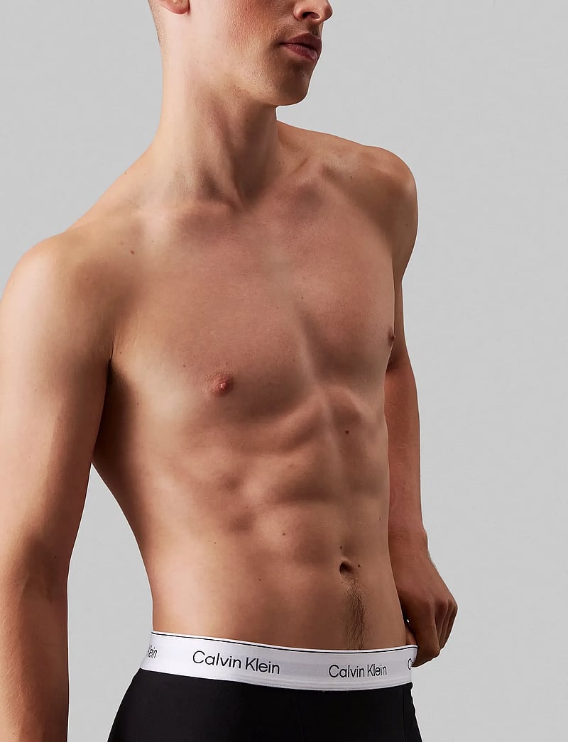 Calvin Klein - RELAXED FIT TRUNK 3PK - multipack underpants - black glacier blue bell - 4