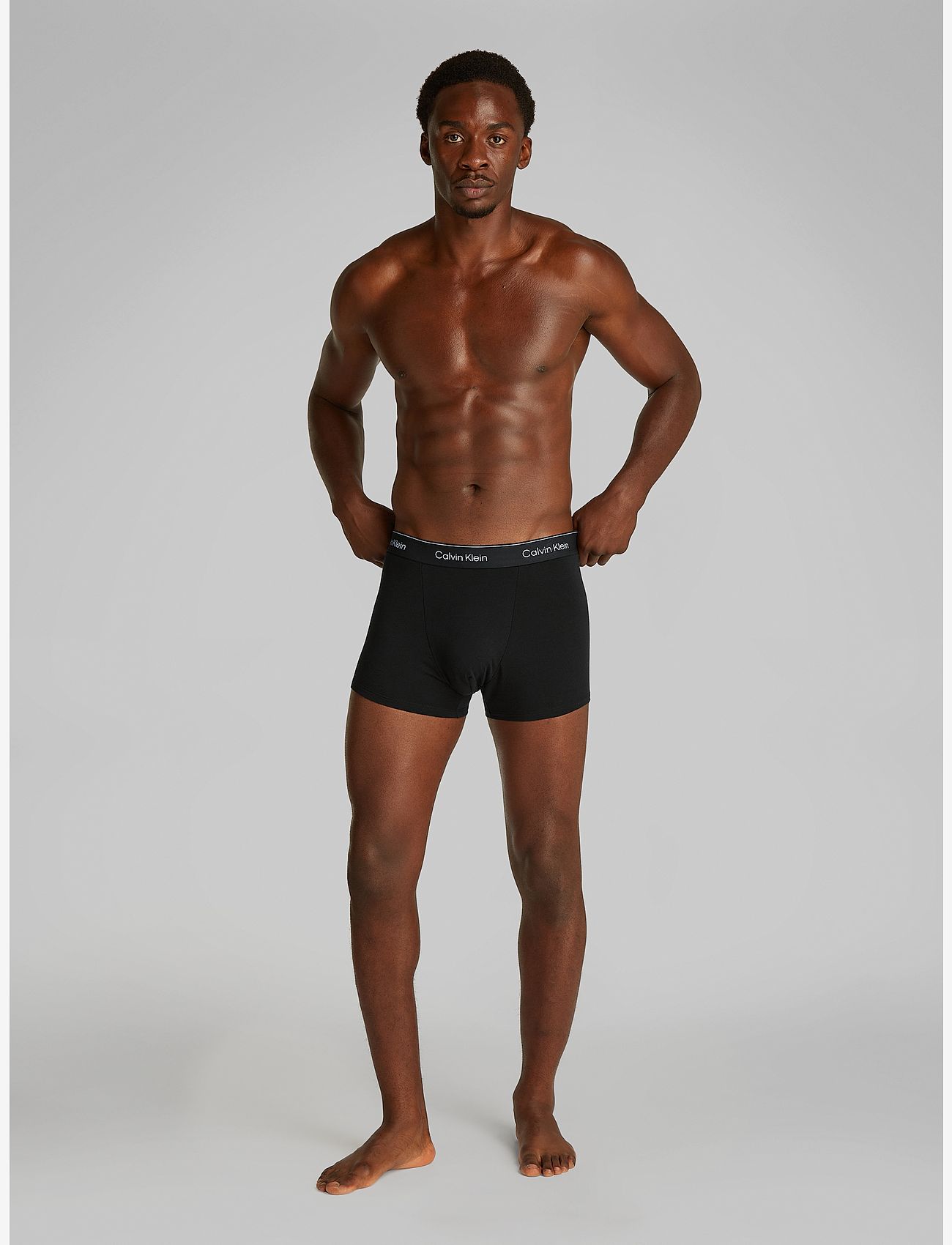 Calvin Klein - RELAXED FIT TRUNK 3PK - laveste priser - black w  black wbs - 3