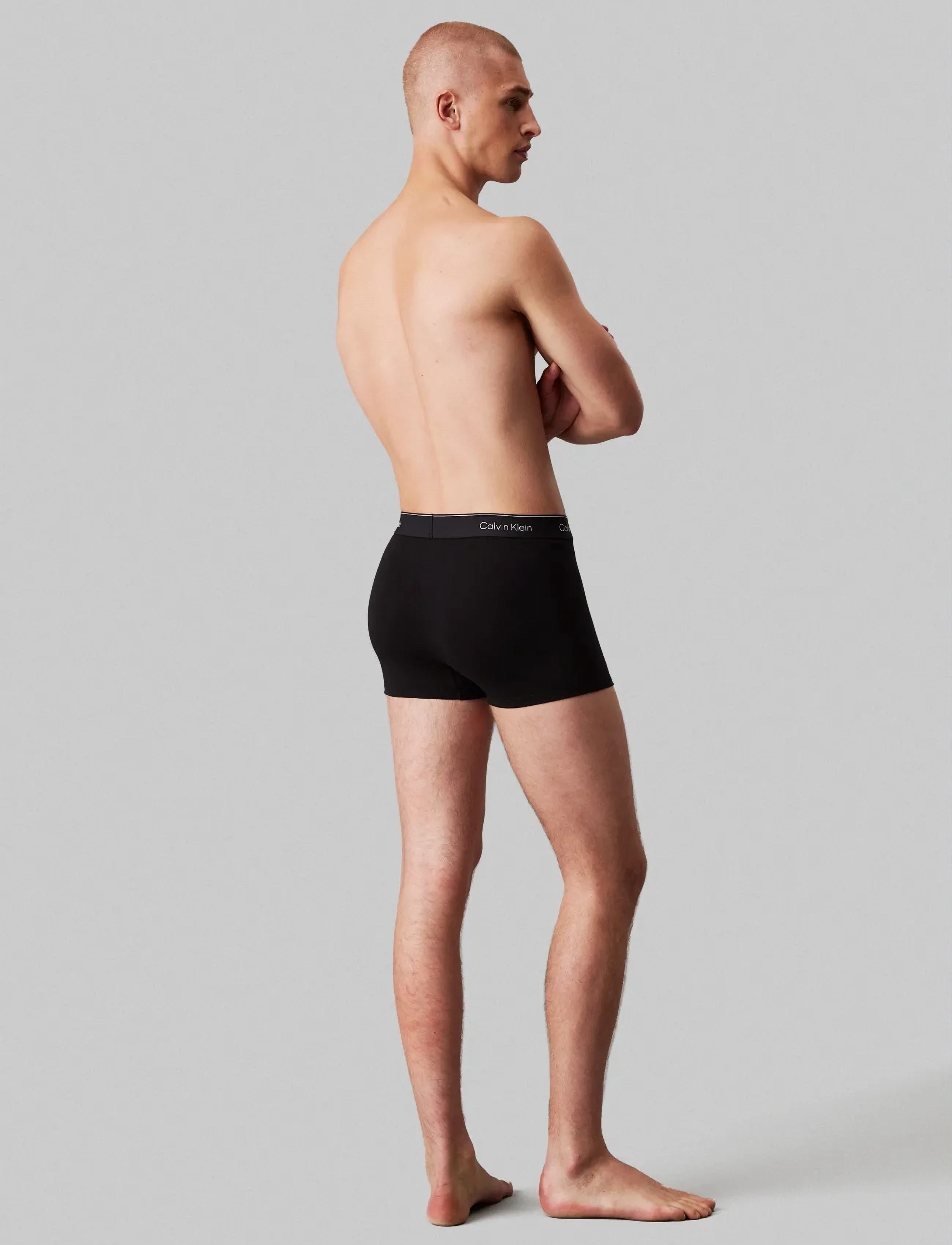 Calvin Klein - RELAXED FIT TRUNK 3PK - multipack underbukser - black w  dtm wb - 5