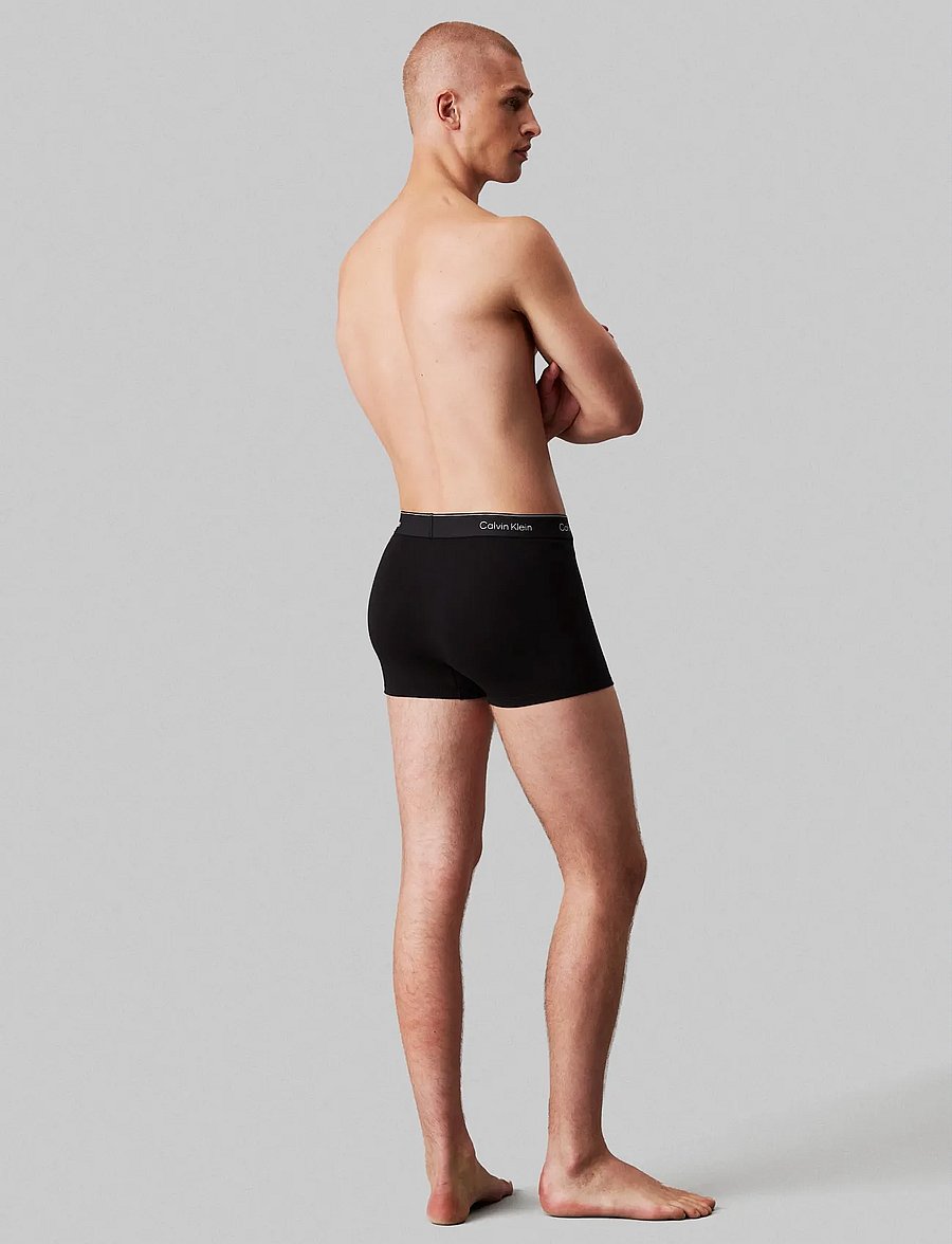 Calvin Klein - RELAXED FIT TRUNK 3PK - multipack kalsonger - black w dtm wb - 5