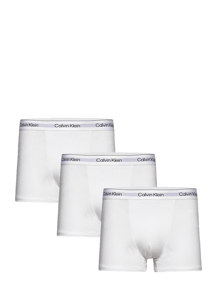 Calvin Klein - RELAXED FIT TRUNK 3PK - unterhosen im multipack - white white white - 1
