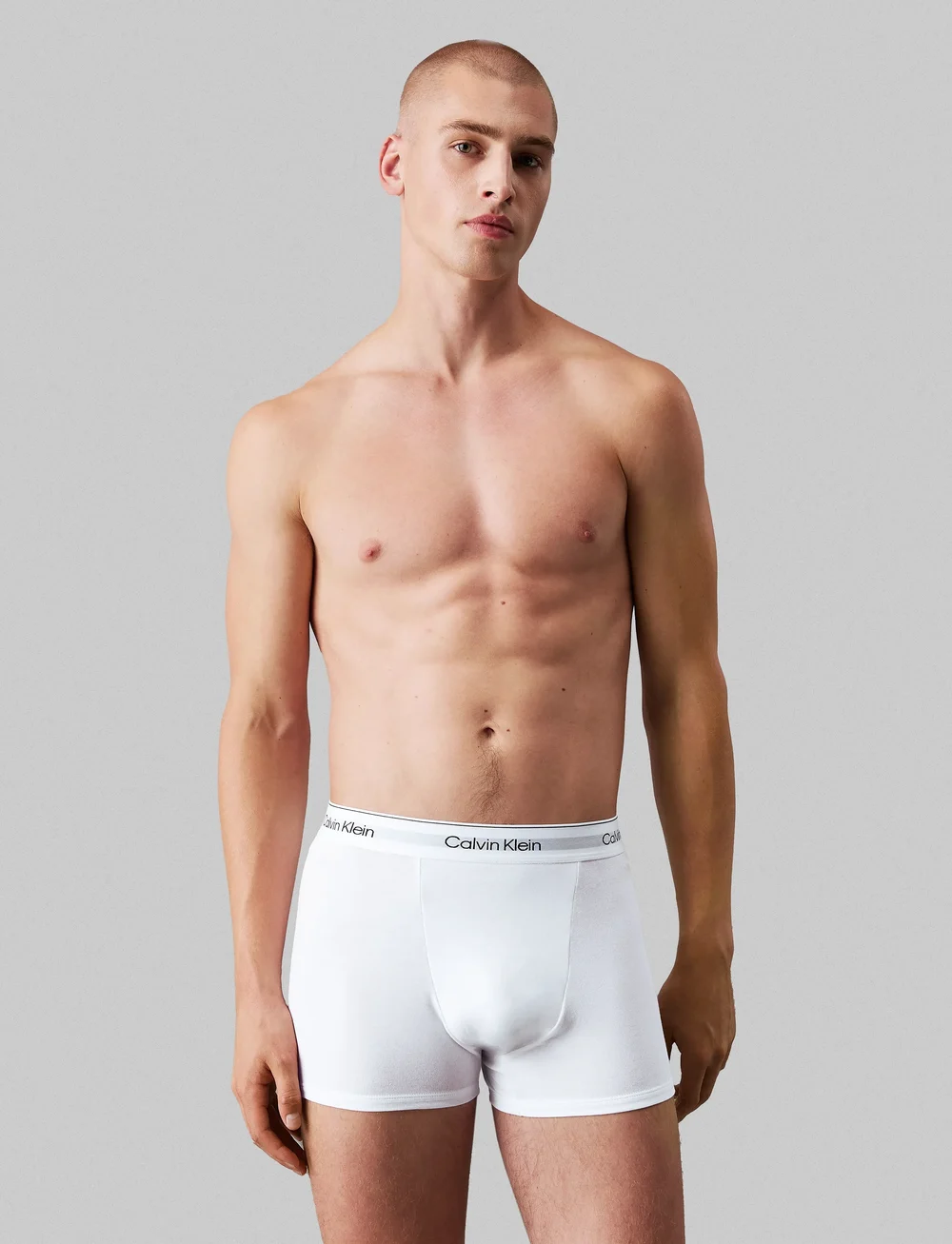 Calvin Klein - RELAXED FIT TRUNK 3PK - unterhosen im multipack - white white white - 0