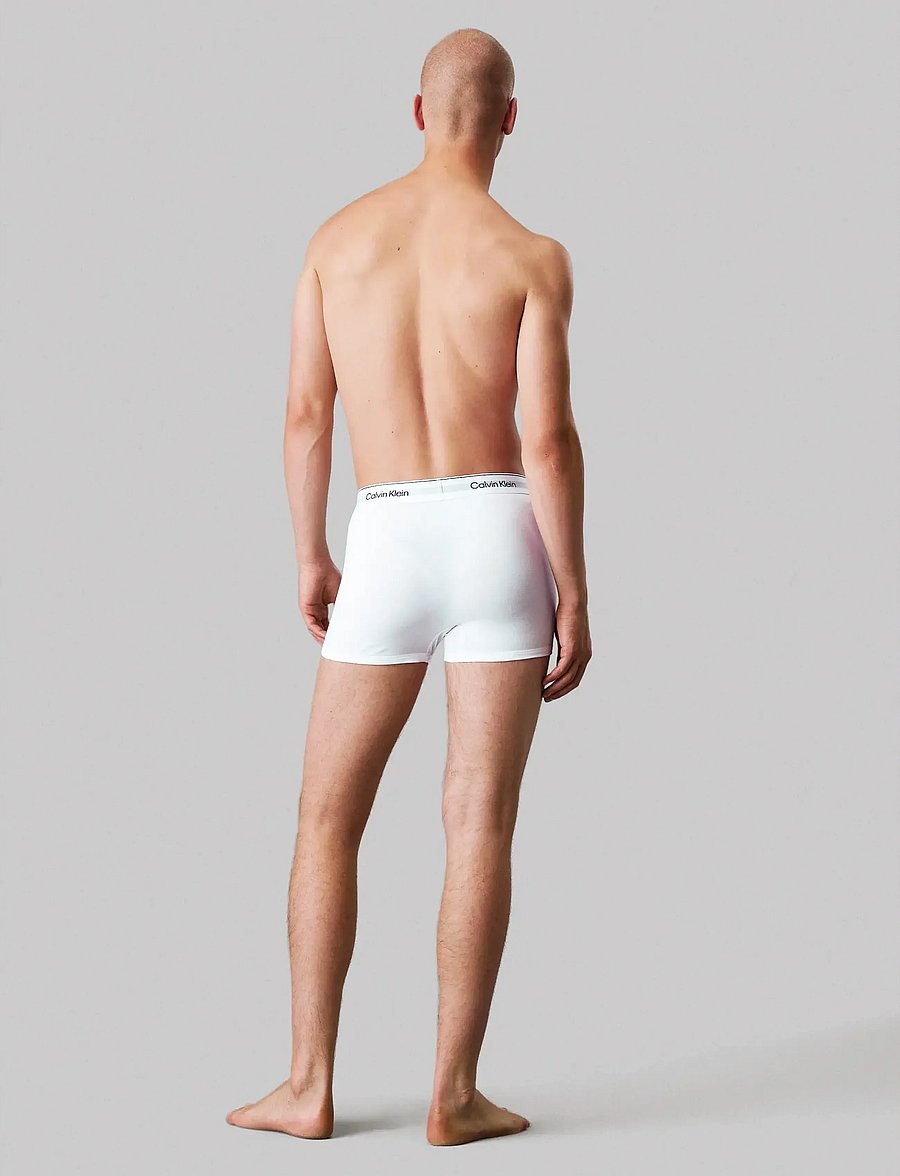 Calvin Klein - RELAXED FIT TRUNK 3PK - unterhosen im multipack - white white white - 3