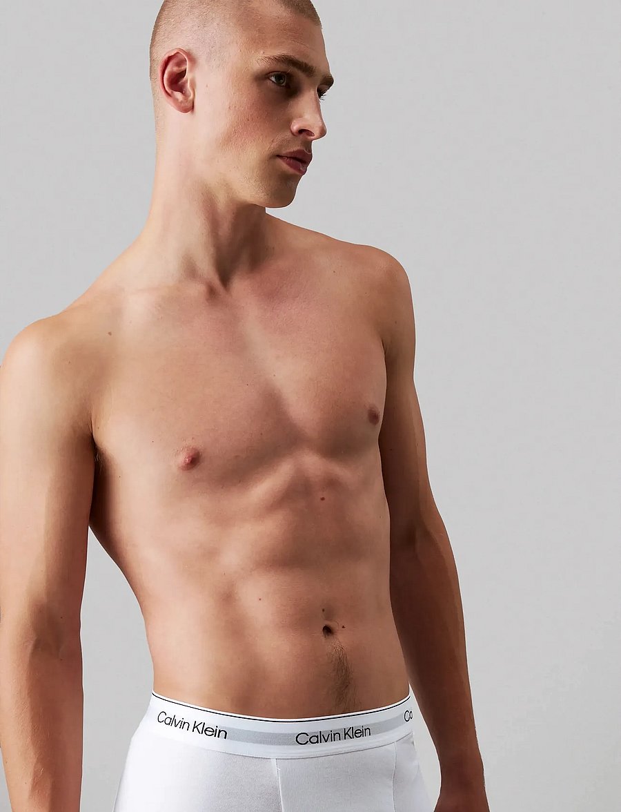 Calvin Klein - RELAXED FIT TRUNK 3PK - unterhosen im multipack - white white white - 4