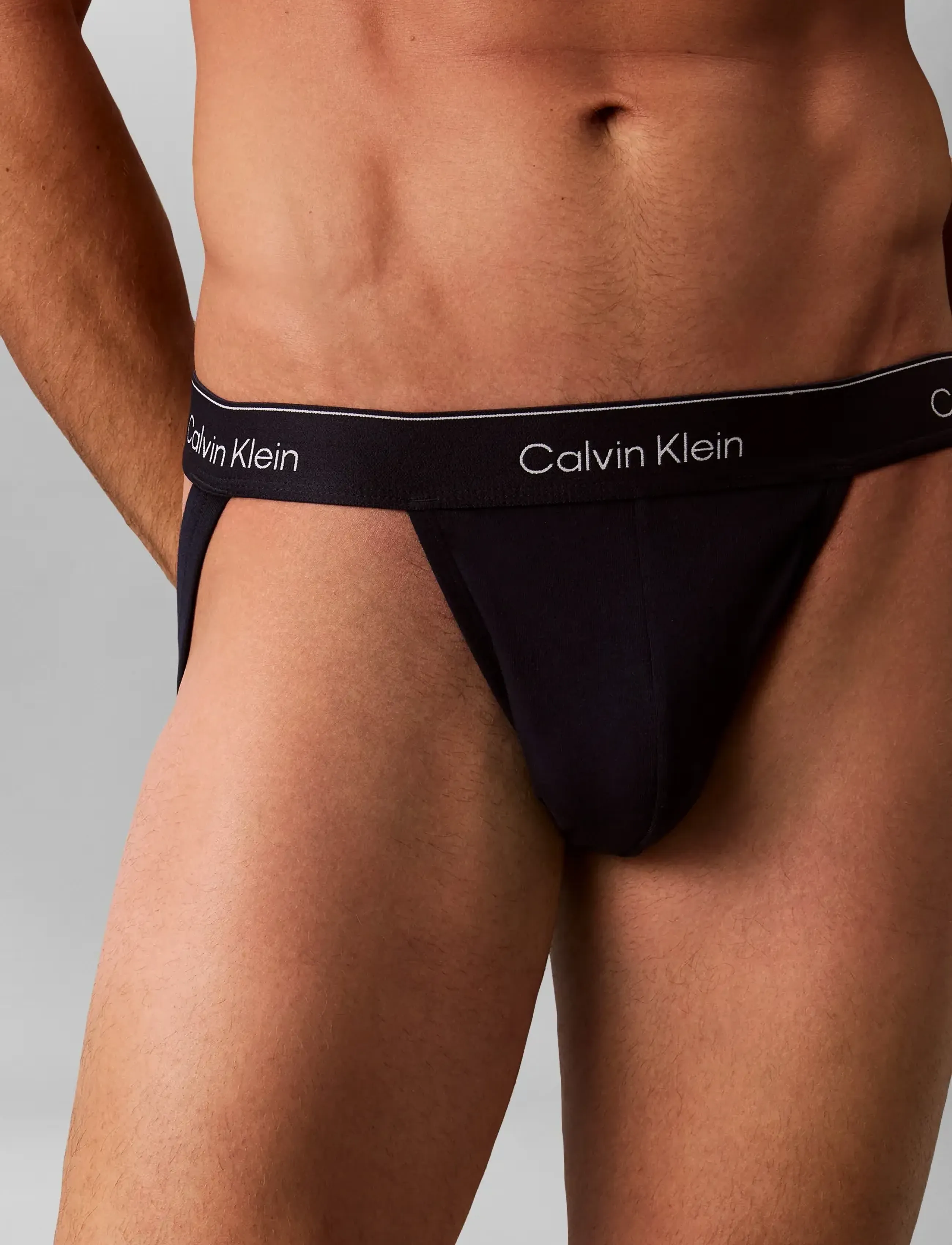 Calvin Klein - JOCK STRAP 3PK - briefs - shoreline w  dtm wb misty grey w  d - 2