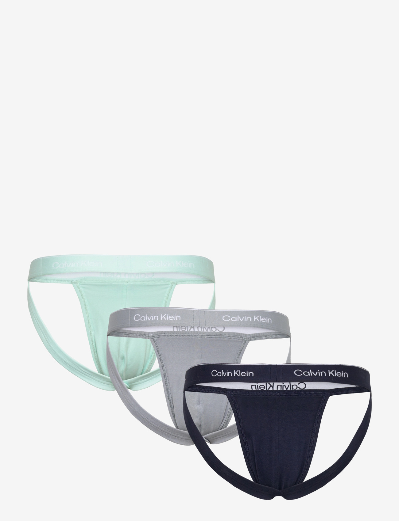 Calvin Klein - JOCK STRAP 3PK - multipack kalsonger - shoreline w  dtm wb misty grey w  d - 1