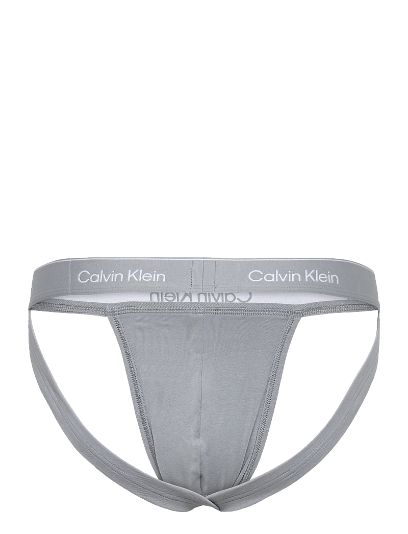 Calvin Klein - JOCK STRAP 3PK - multipack kalsonger - shoreline w dtm wb misty grey w d - 3