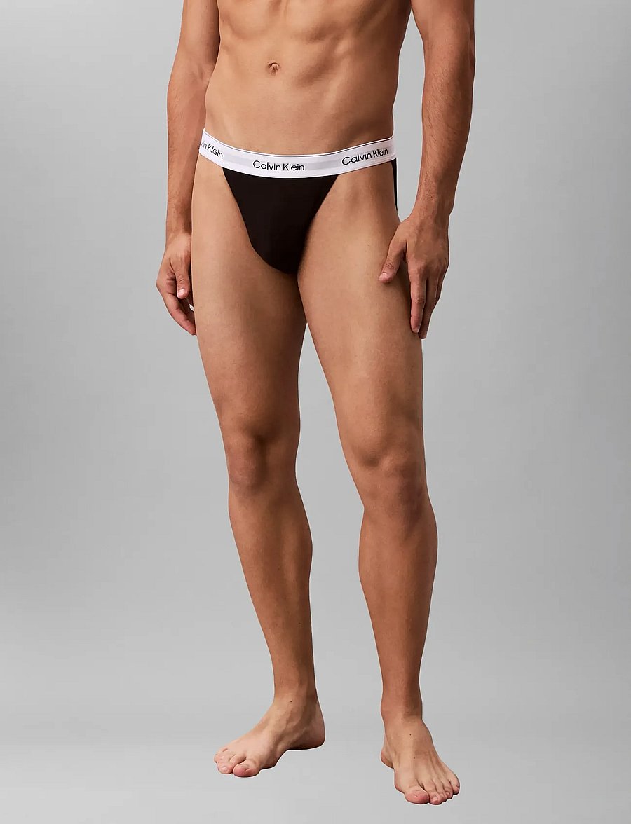 Calvin Klein - JOCK STRAP 3PK - munandikaitse - black black black - 2