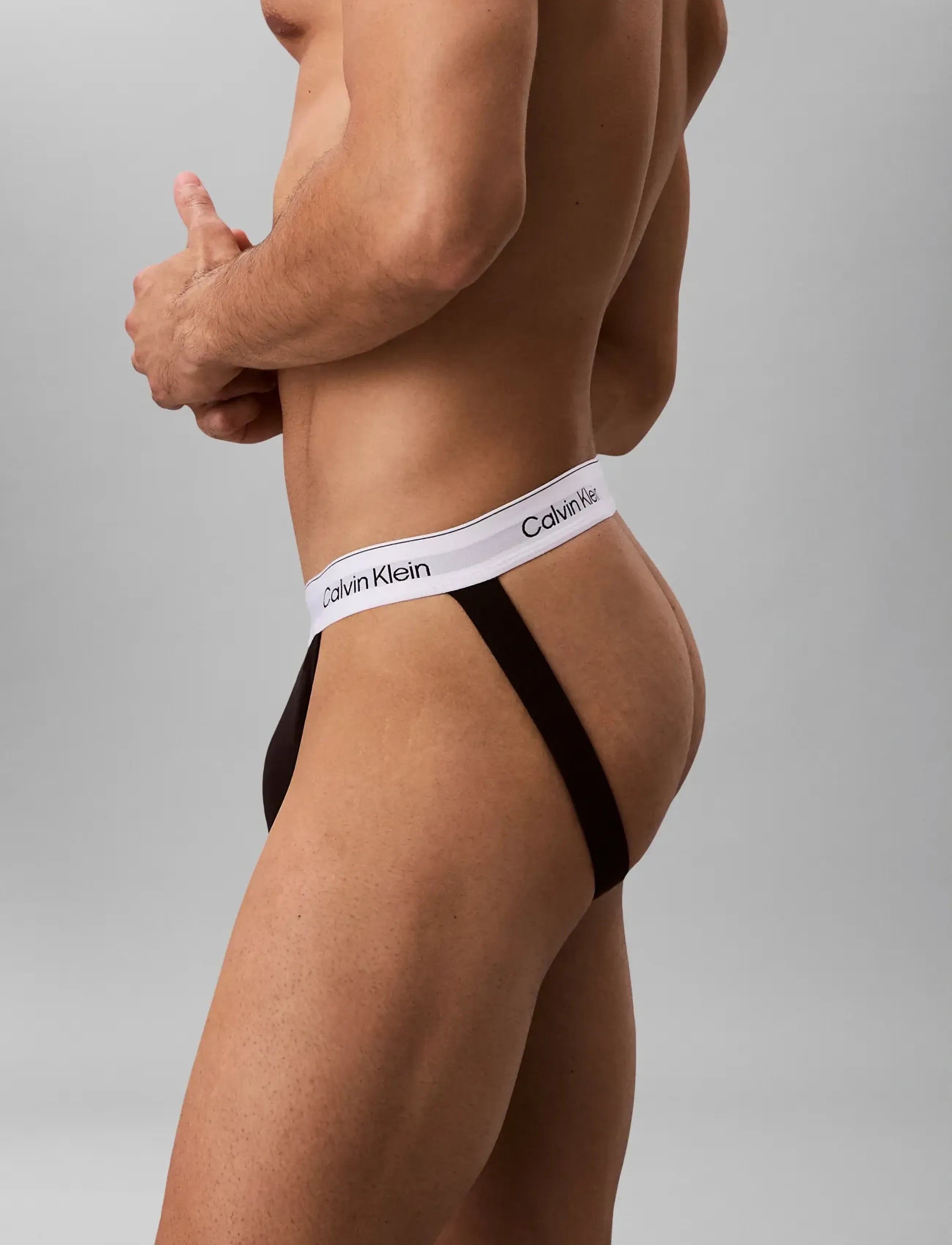 Calvin Klein - JOCK STRAP 3PK - munandikaitse - black black black - 3
