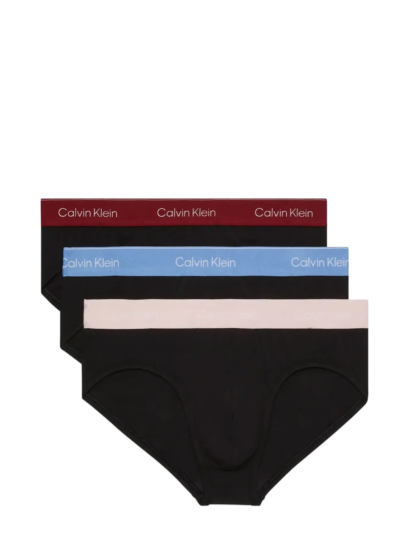 Calvin Klein HIP BRIEF 3PK - Calvin Klein - BLACK BODIES W  FALL BERRY FROZEN F / black