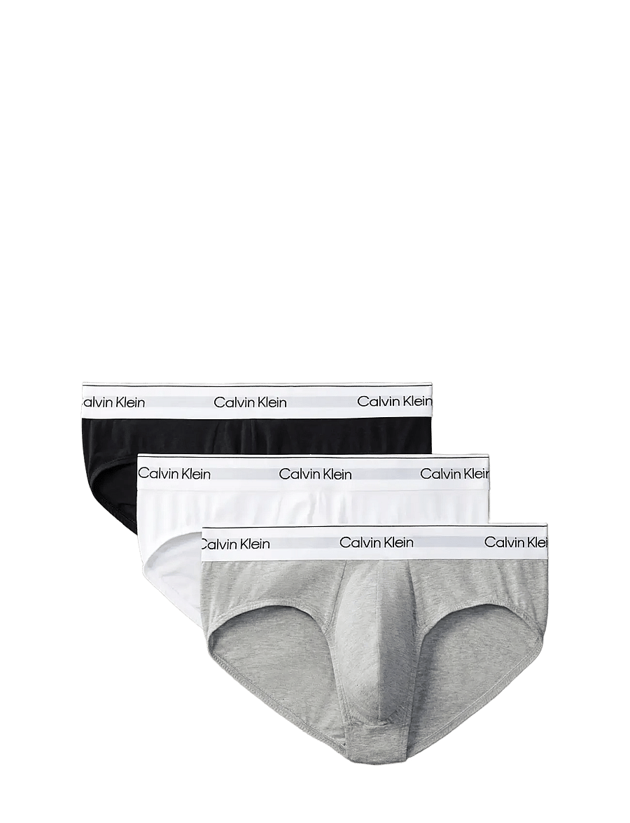 Calvin Klein - HIP BRIEF 3PK - multipack underpants - grey heather white black - 1