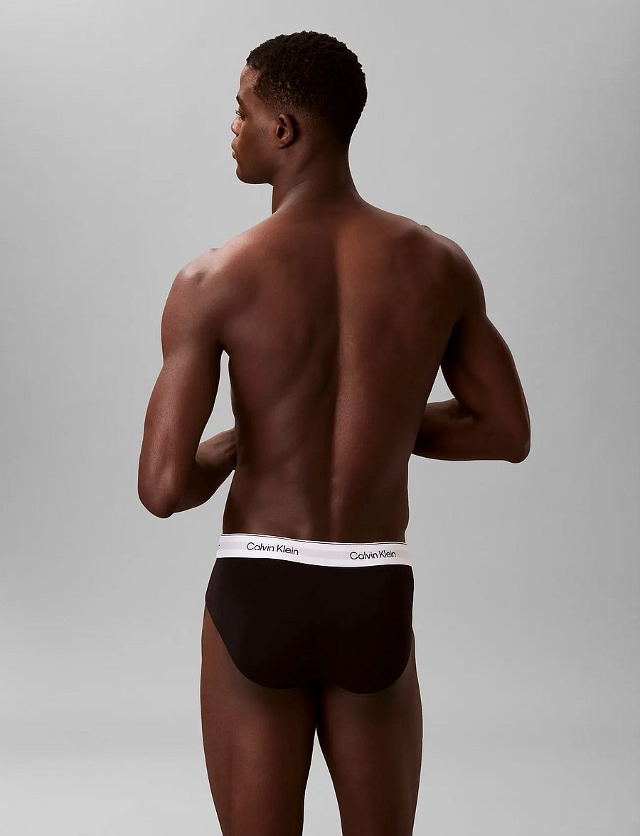Calvin Klein - HIP BRIEF 3PK - multipack kalsonger - grey heather white black - 3