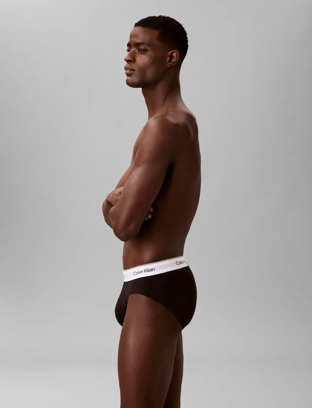 Calvin Klein - HIP BRIEF 3PK - unterhosen im multipack - grey heather white black - 5