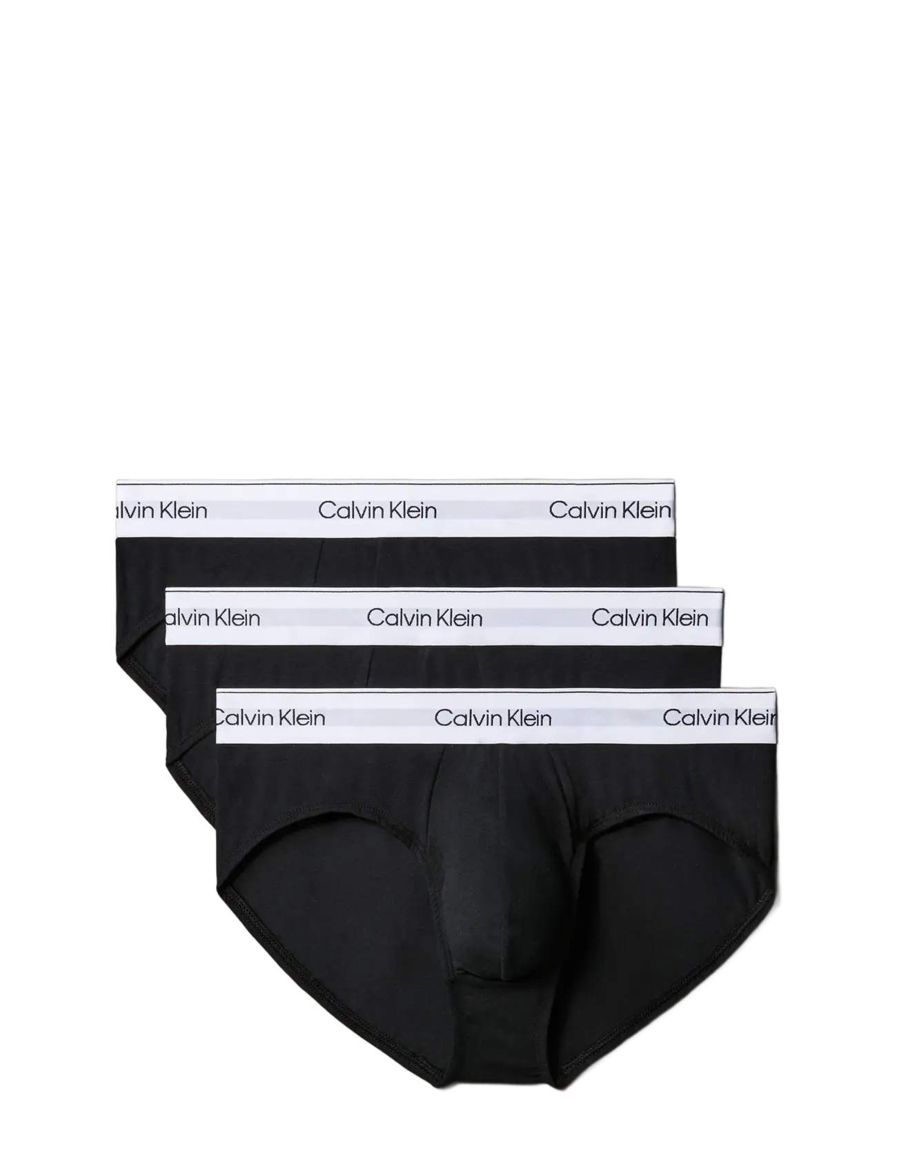 CALVIN KLEIN Hip Brief 3Pk Schwarz - S - Herren