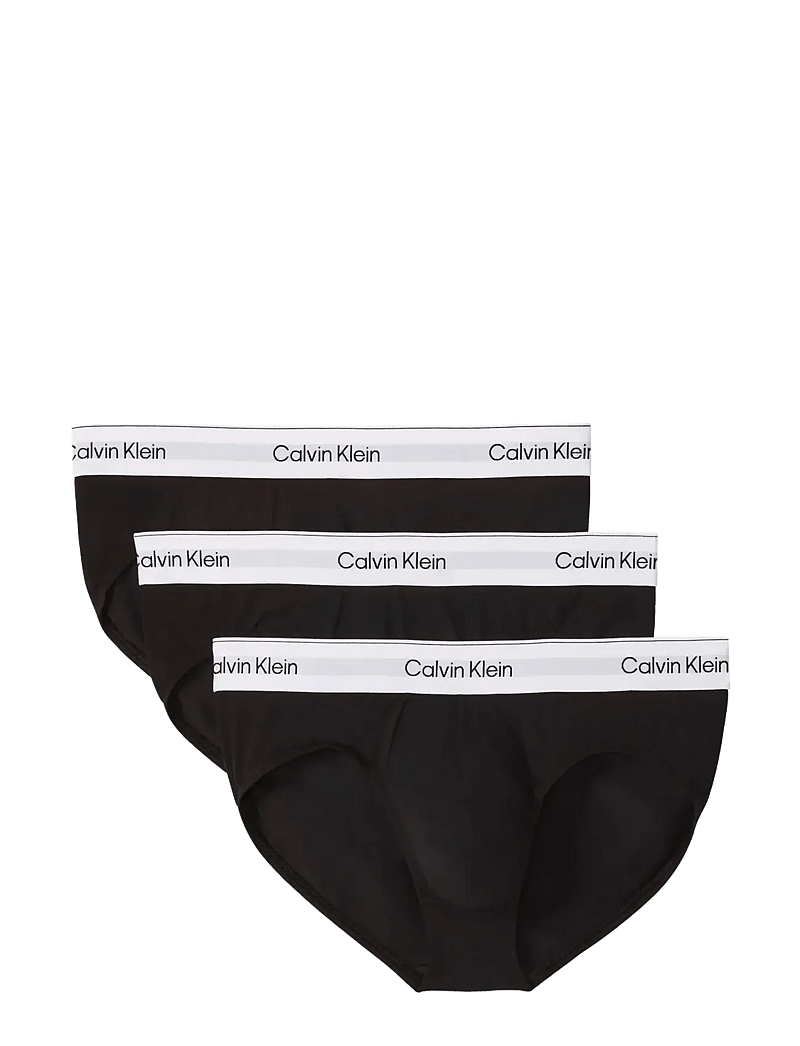 Calvin Klein - HIP BRIEF 3PK - aluspükste mitmikpakk - black black black - 2