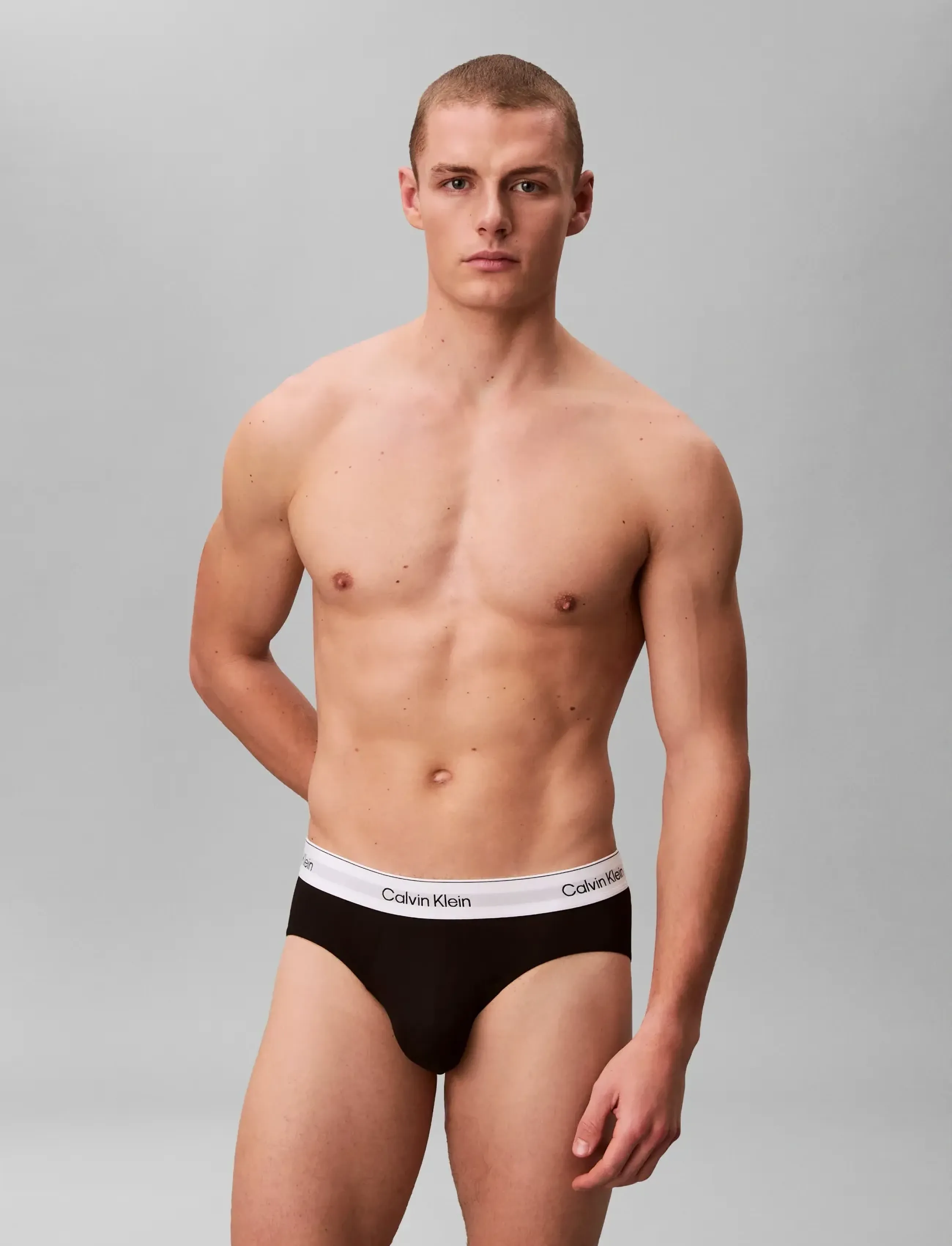 Calvin Klein Hip Brief 3Pk, S, Black, Undertøj > Trusser, Herre