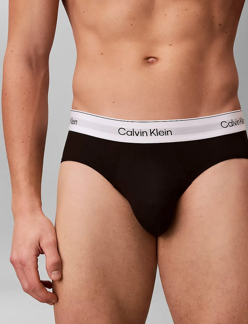Calvin Klein - HIP BRIEF 3PK - aluspükste mitmikpakk - black black black - 5