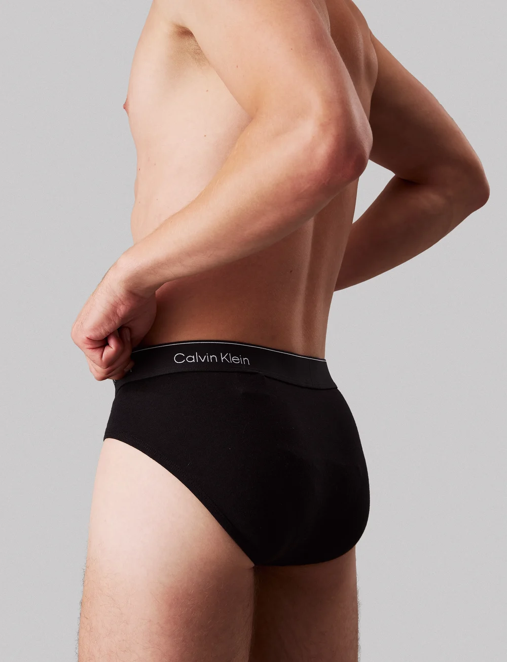 Calvin Klein - HIP BRIEF 3PK - unterhosen im multipack - black glacier blue bell - 3