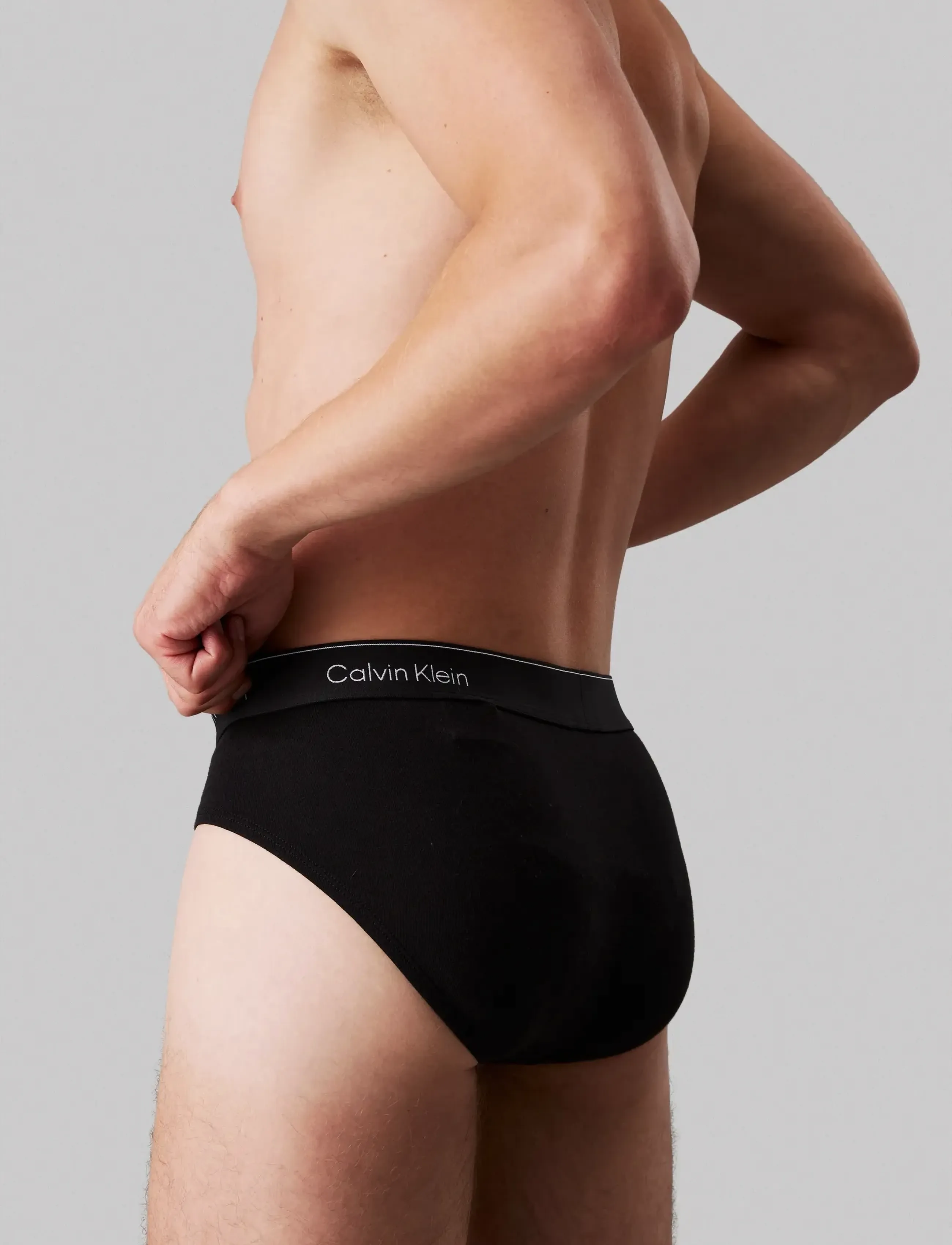 Calvin Klein - HIP BRIEF 3PK - multipack underpants - black glacier blue bell - 3