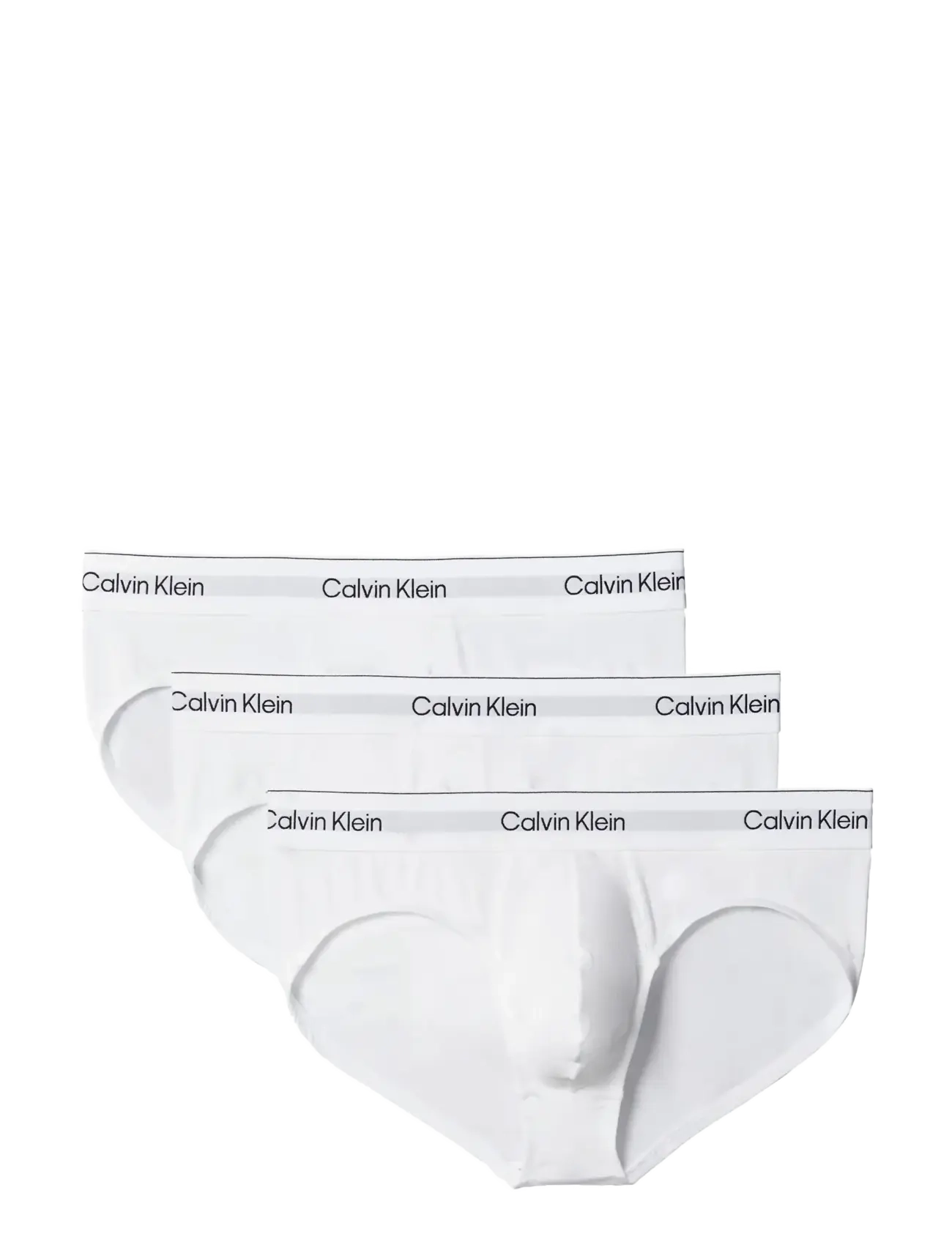 Calvin Klein HIP BRIEF 3PK - Undertøj - WHITE WHITE WHITE / white