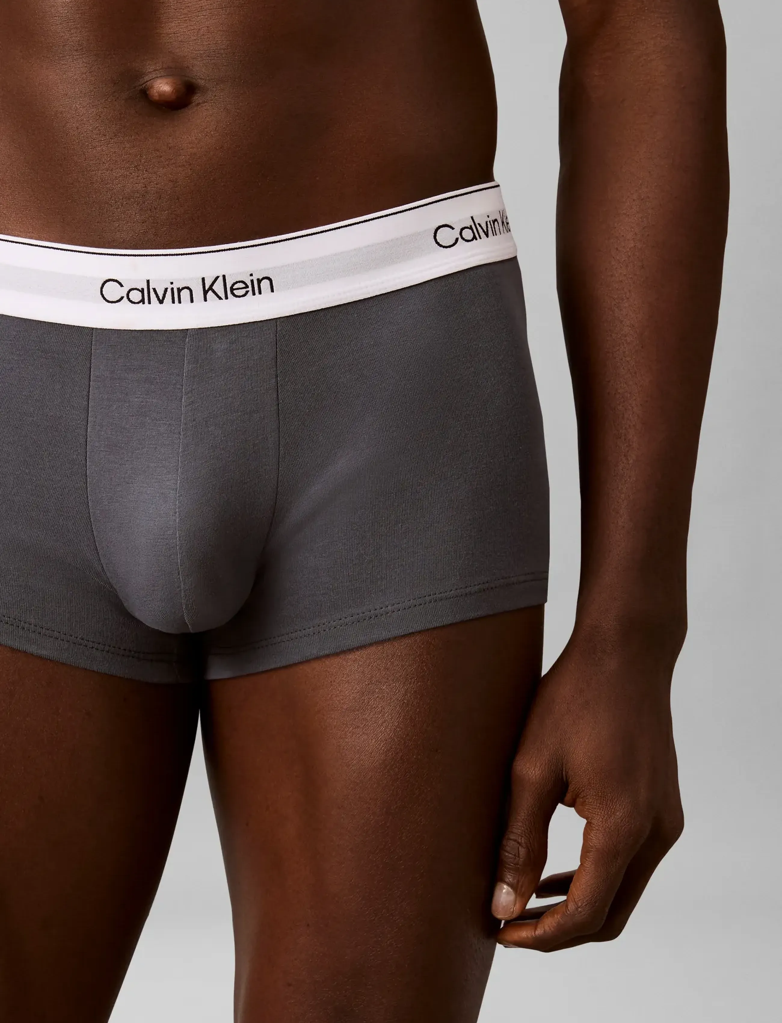 Calvin Klein - LOW RISE TRUNK 3PK - unterhosen im multipack - white blue tulip turbulence - 2