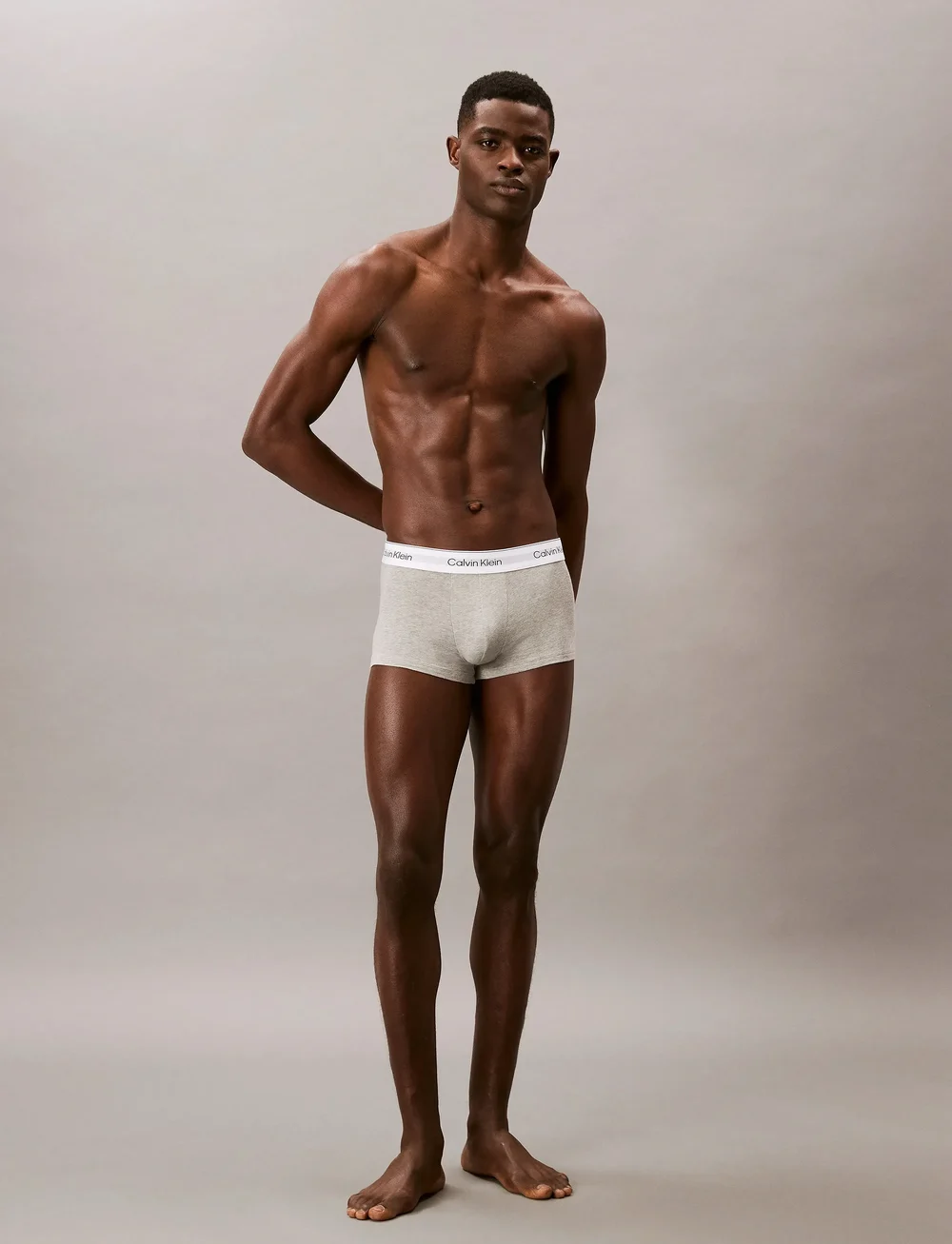 Calvin Klein - LOW RISE TRUNK 3PK - unterhosen im multipack - grey heather white black - 1