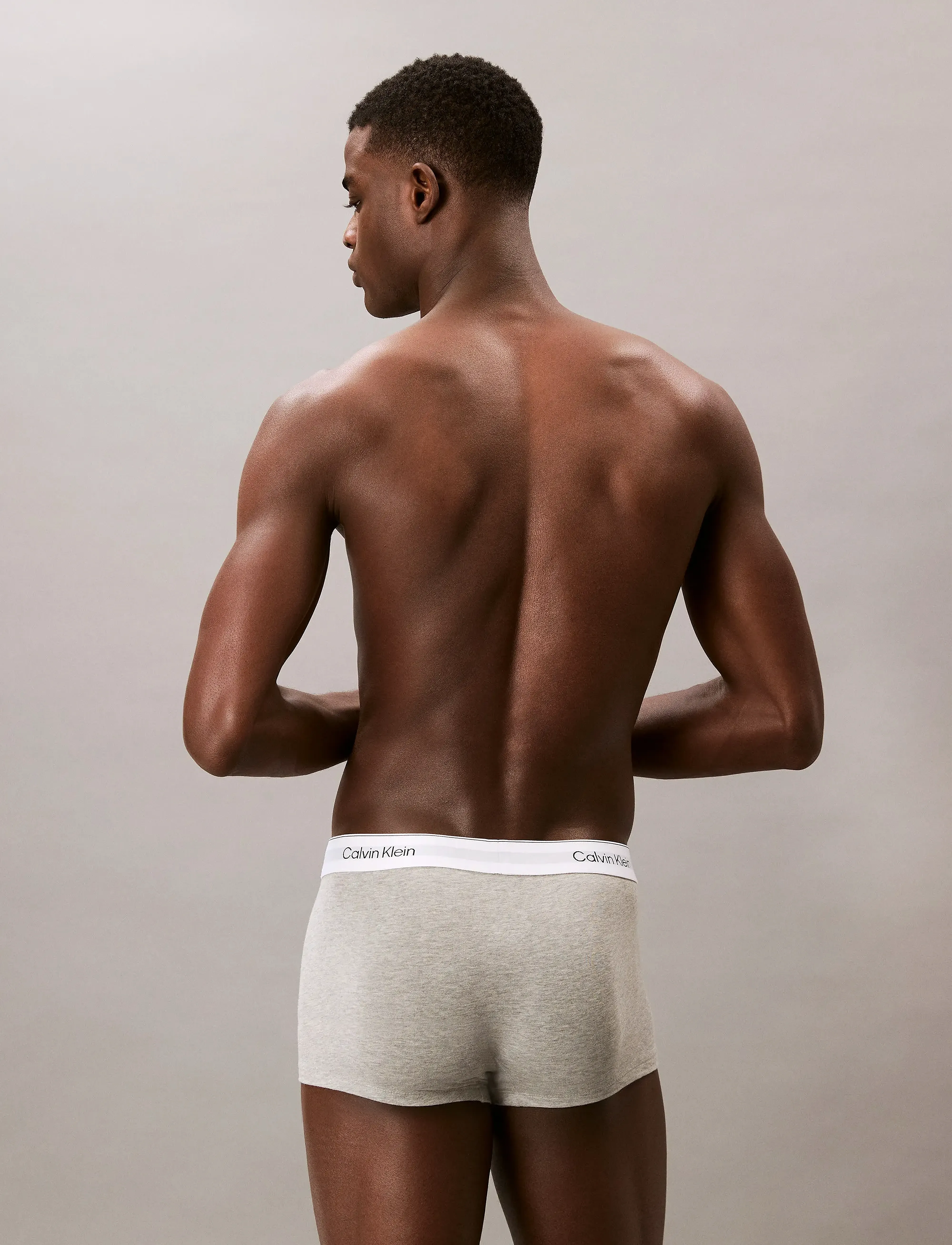 Calvin Klein - LOW RISE TRUNK 3PK - nærbuxur í fjölpakka - grey heather white black - 5