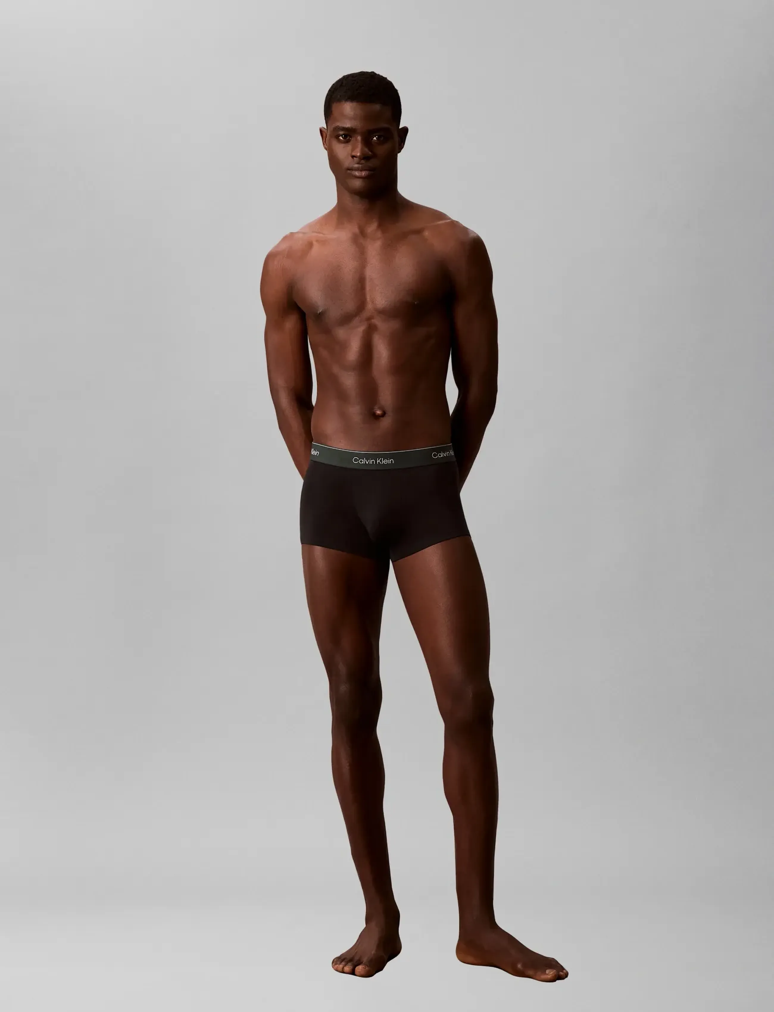 Calvin Klein - LOW RISE TRUNK 3PK - boxer nærbuxur - black w  darkest spruce wb  black w - 2
