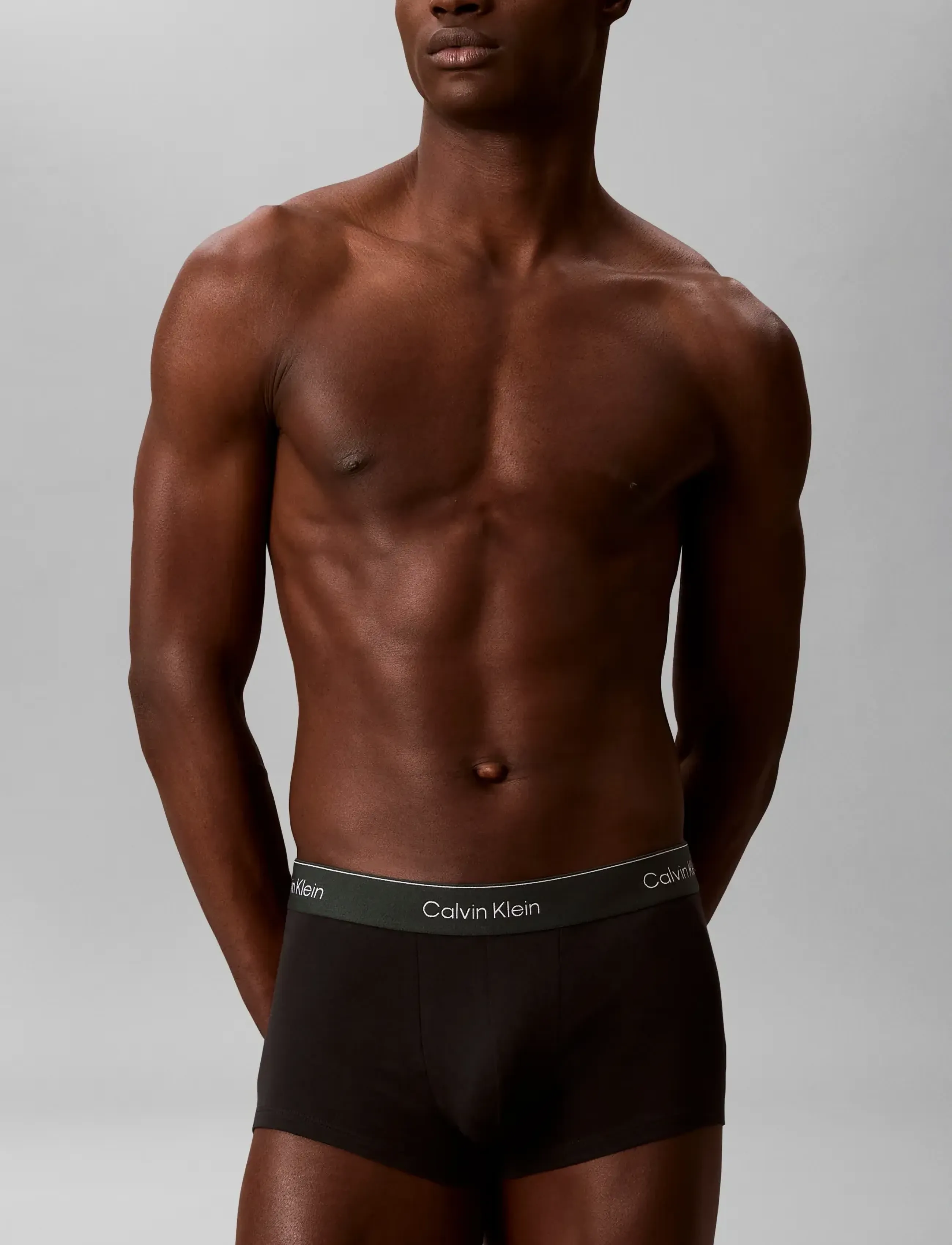 Calvin Klein - LOW RISE TRUNK 3PK - boxer nærbuxur - black w  darkest spruce wb  black w - 4