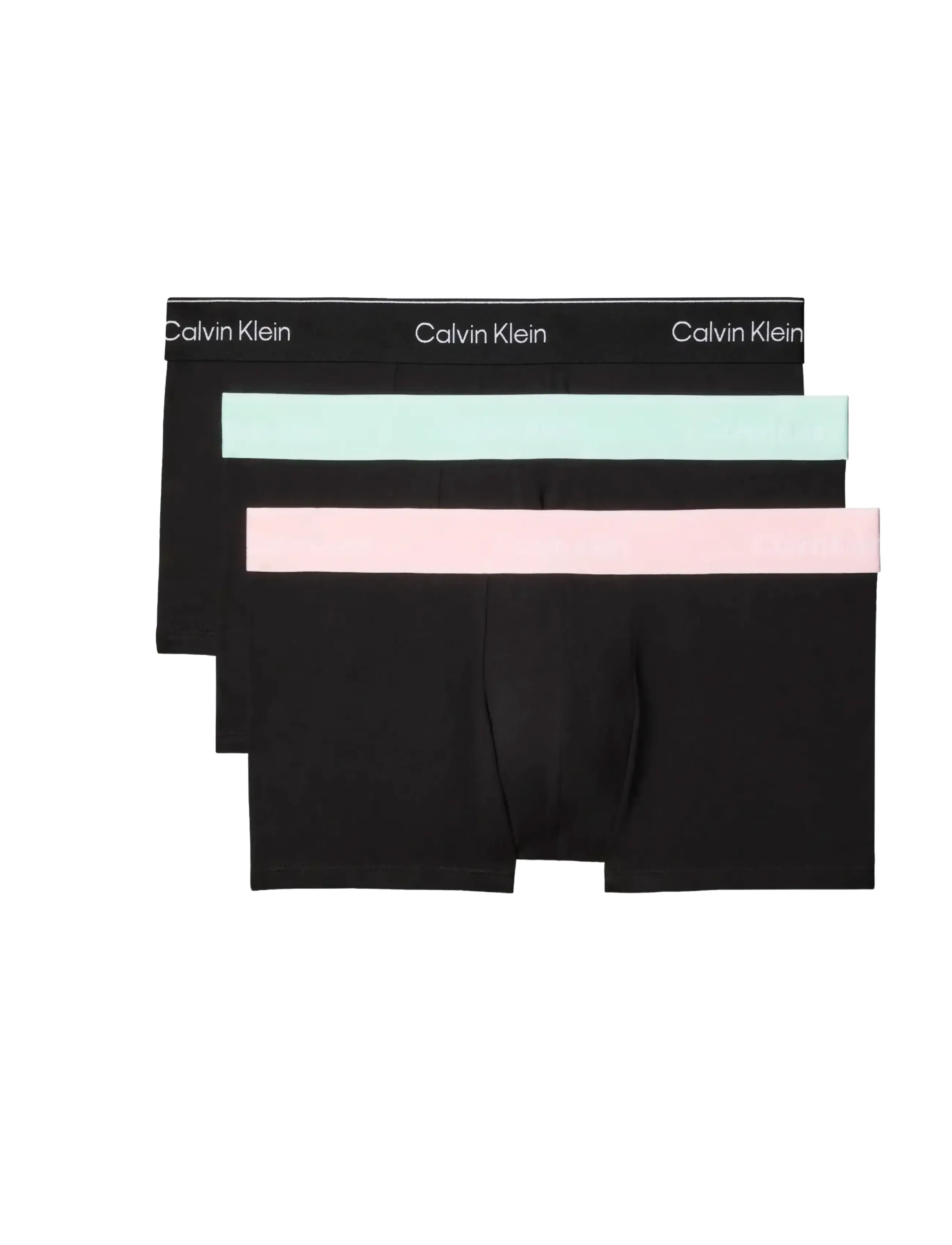 Calvin Klein LOW RISE TRUNK 3PK - Nyheter - BLACK W  BLACK WB BLACK W  FEEL THE / black