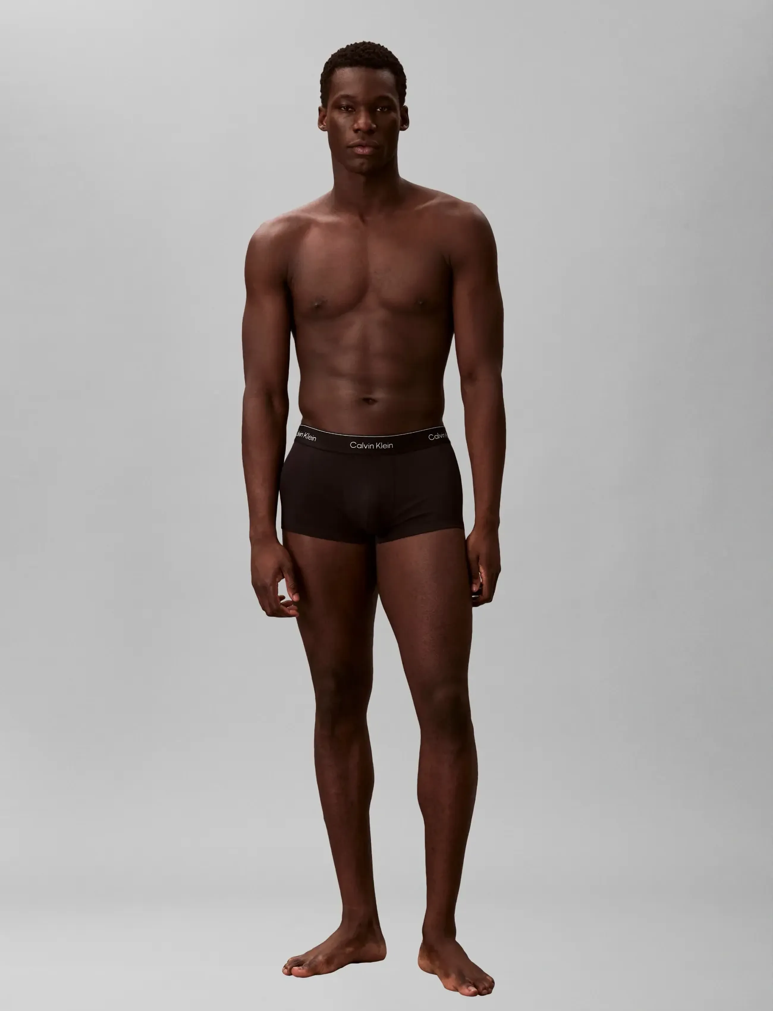 Calvin Klein - LOW RISE TRUNK 3PK - lot de sous-vêtements - black w  black wb black w  feel the - 2