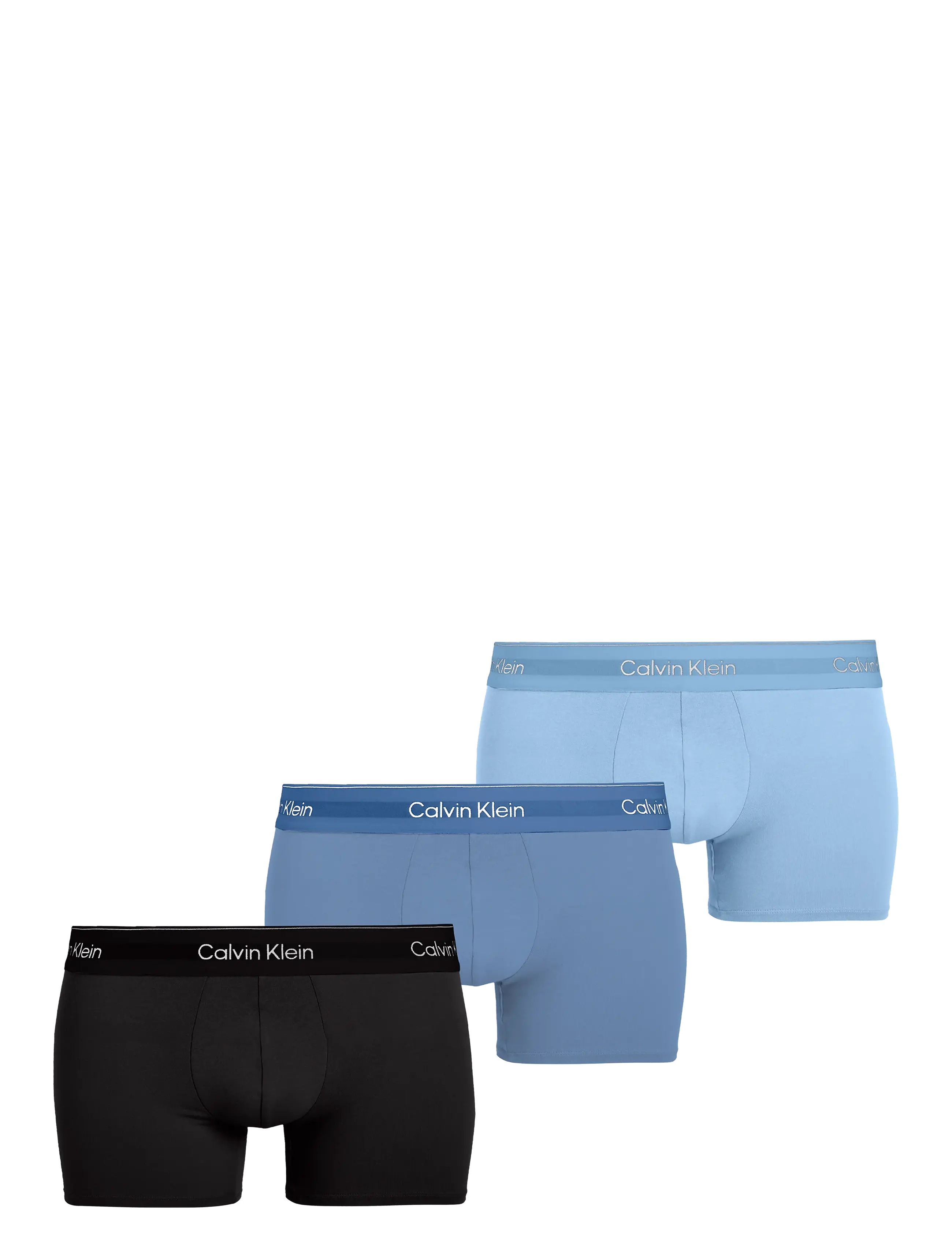 Calvin Klein LOW RISE TRUNK 3PK - Multipack underpants - BLACK, GLACIER, BLUE BELL W  DTM WB / multi