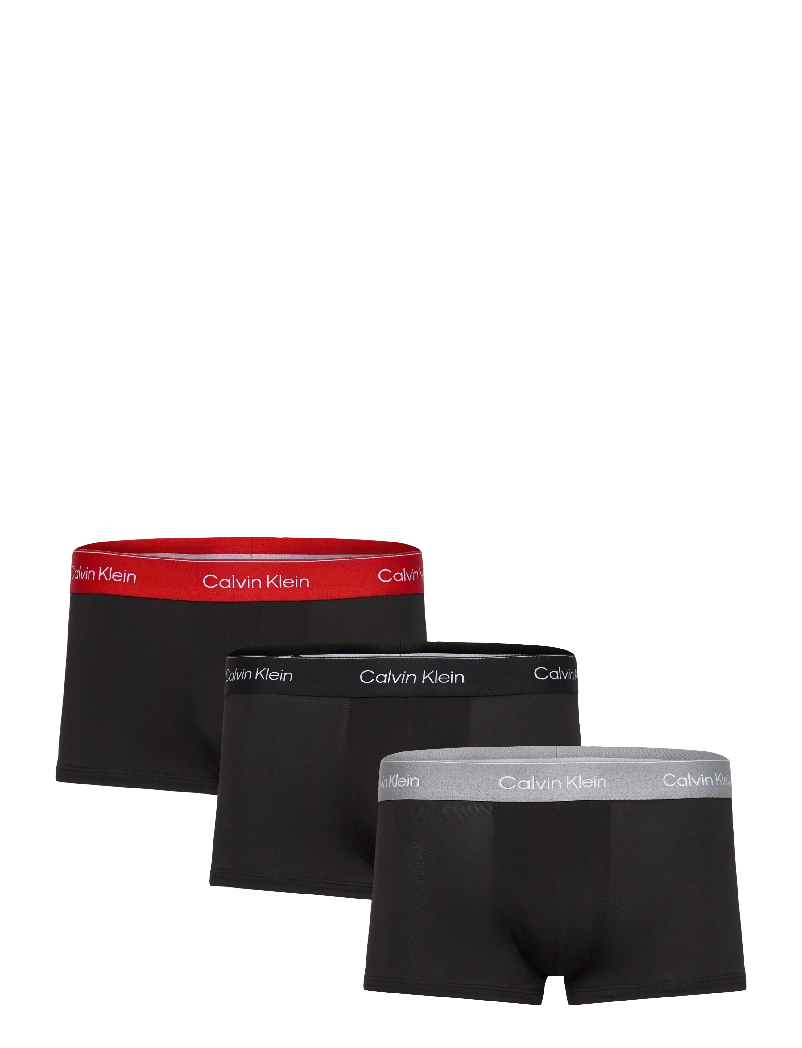 Calvin Klein LOW RISE TRUNK 3PK - Undertøy - BLACK W  ADRENALINE RUSH WB BLACK W / black