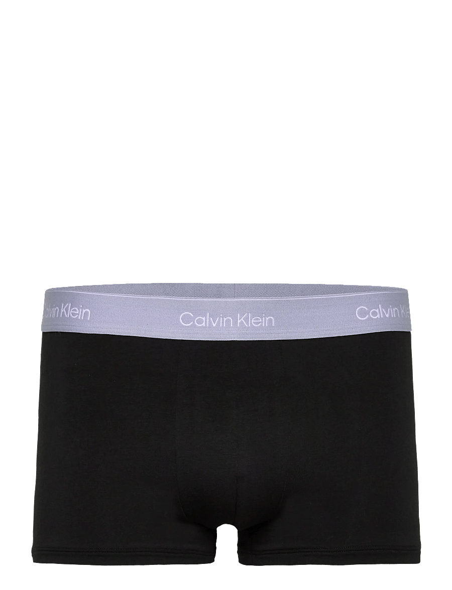 Calvin Klein - LOW RISE TRUNK 3PK - unterhosen im multipack - black w royalty wb black w casual - 2