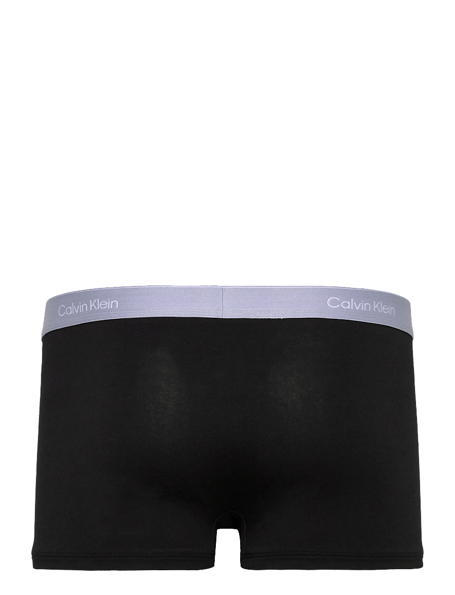 Calvin Klein - LOW RISE TRUNK 3PK - unterhosen im multipack - black w royalty wb black w casual - 3
