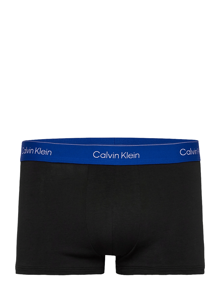 Calvin Klein - LOW RISE TRUNK 3PK - unterhosen im multipack - black w royalty wb black w casual - 4
